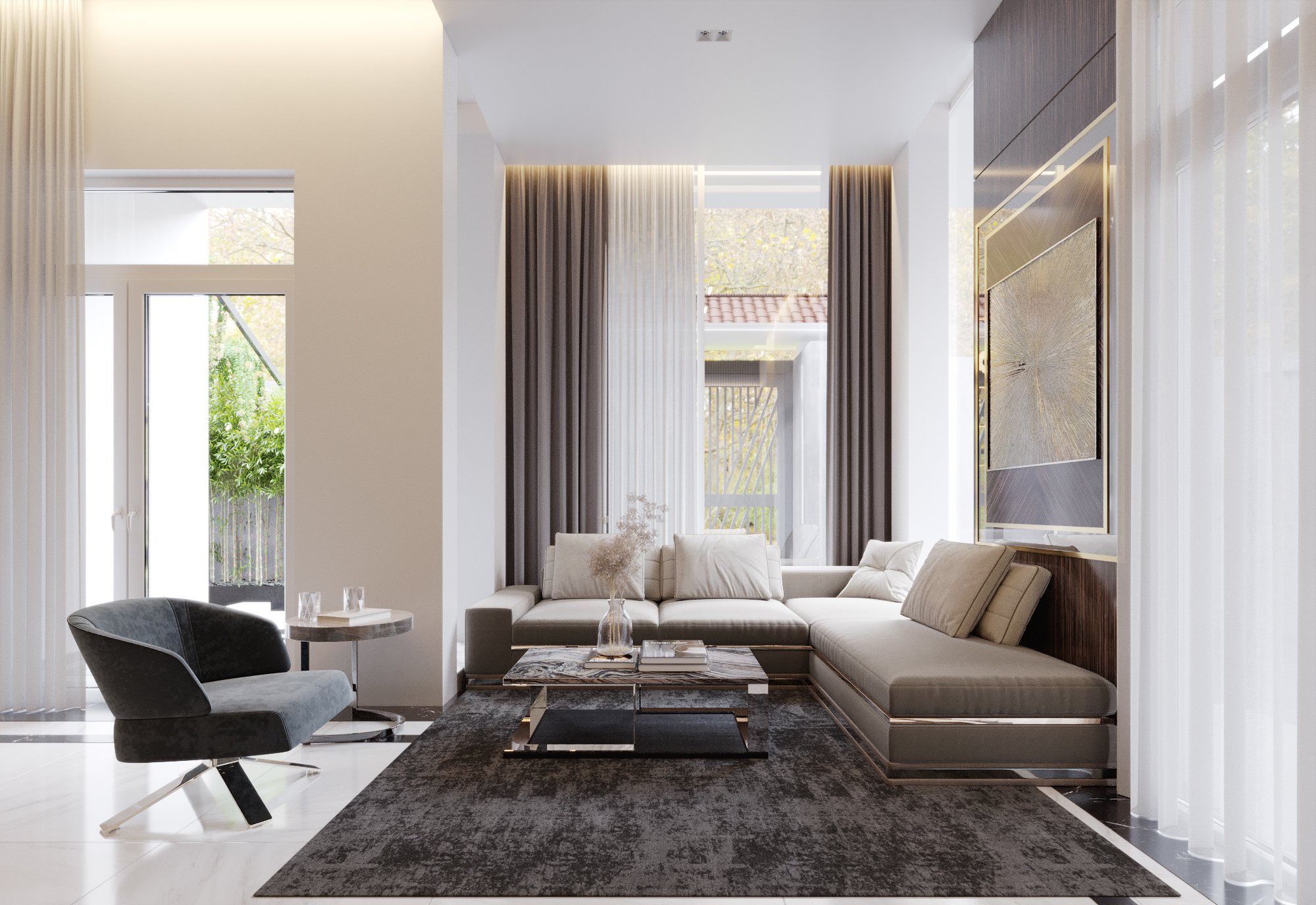 Báo Giá Thiết Kế và Thi Công Nội Thất Biệt Thự, Nhà Phố GP Furniture 13 1.1