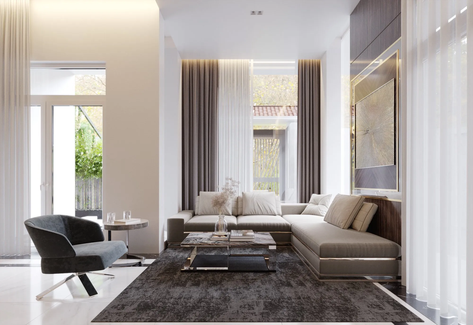Tổng Hợp Thiết Kế Nội Thất Phòng Khách Sang Trọng, Hiện Đại Từ GP Furniture 39 1.1