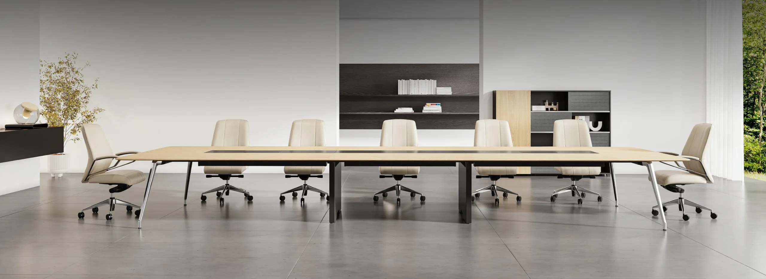 Thiết Kế Không Gian Phòng Họp – Sang Trọng, Hiện Đại Với Gỗ MDF Cao Cấp 3 Thiết Kế Không Gian Phòng Họp