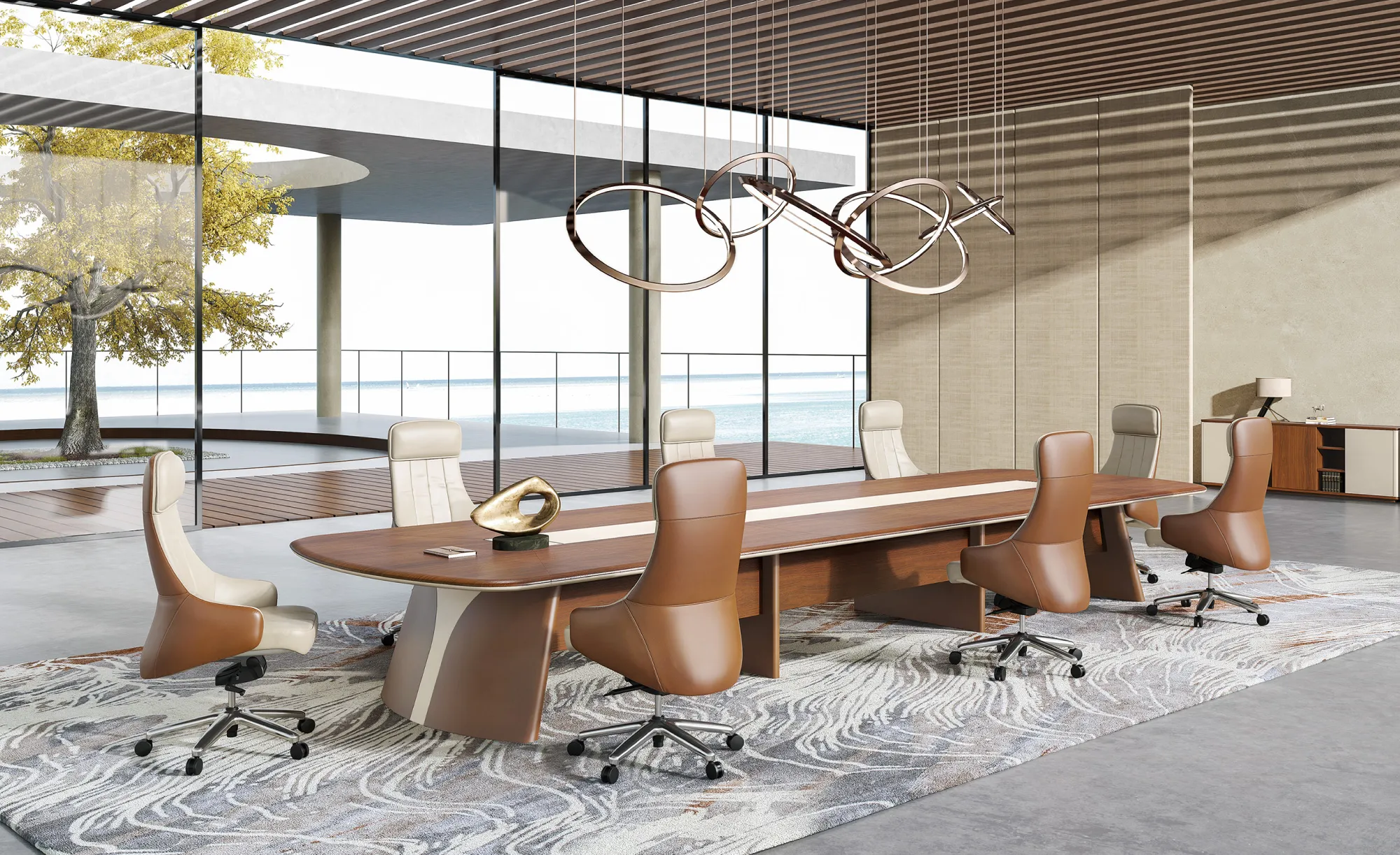 Thiết Kế Không Gian Phòng Họp – Sang Trọng, Hiện Đại Với Gỗ MDF Cao Cấp 7 167515375958414yl3x