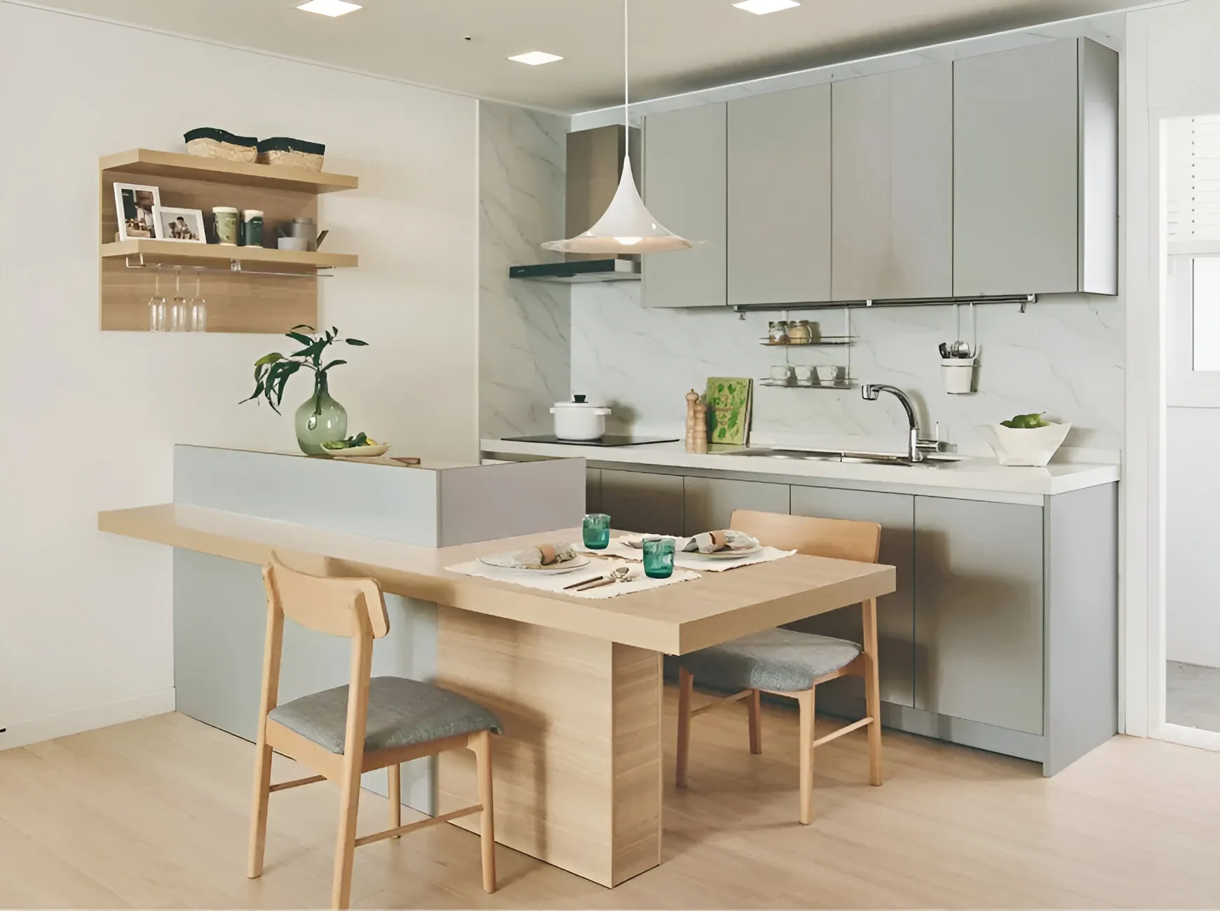 Top Mẫu Tủ Bếp Đẹp Hiện Đại: Tủ Bếp Gỗ Công Nghiệp Phủ Melamine GP Furniture 18 1718688306893_0