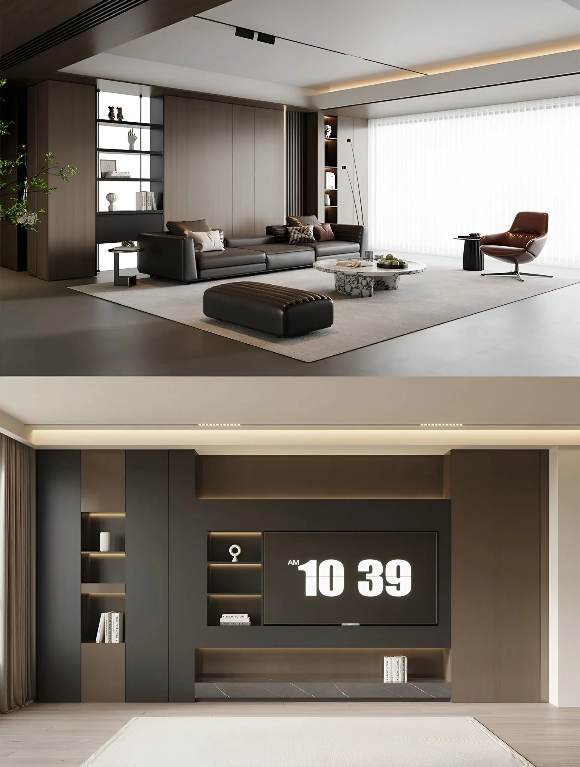 Top 99+ Thiết Kế Nội Thất Phòng Khách: Tủ Vách Gỗ Công Nghiệp Hiện Đại 11 IMG_1067