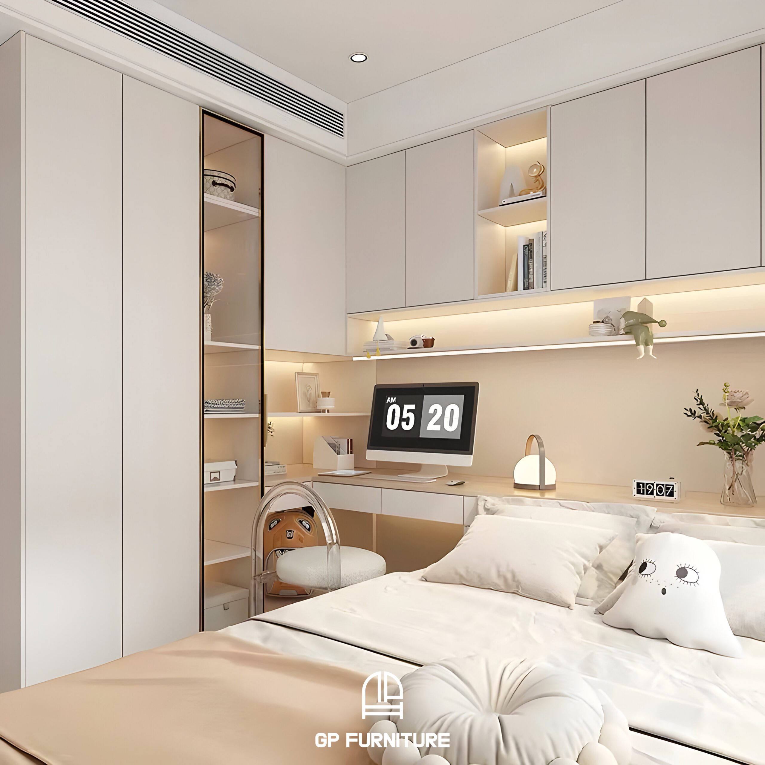 Thiết Kế Phòng Ngủ Chung Cư: Tiện Lợi, Thông Minh Và Tối Ưu Diện Tích 3 Thiết Kế Phòng Ngủ Chung Cư: Tiện Lợi, Thông Minh Và Tối Ưu Diện Tích