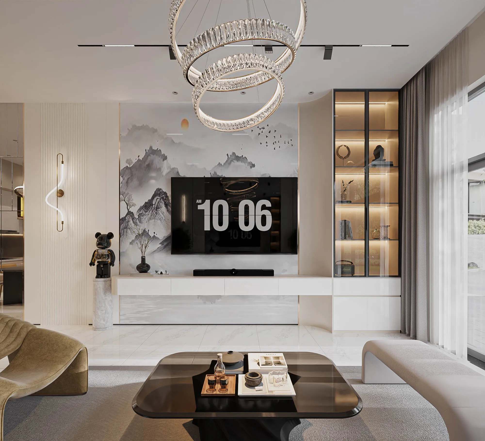Tổng Hợp Thiết Kế Nội Thất Phòng Khách Sang Trọng, Hiện Đại Từ GP Furniture 86 KHACHBEP 4