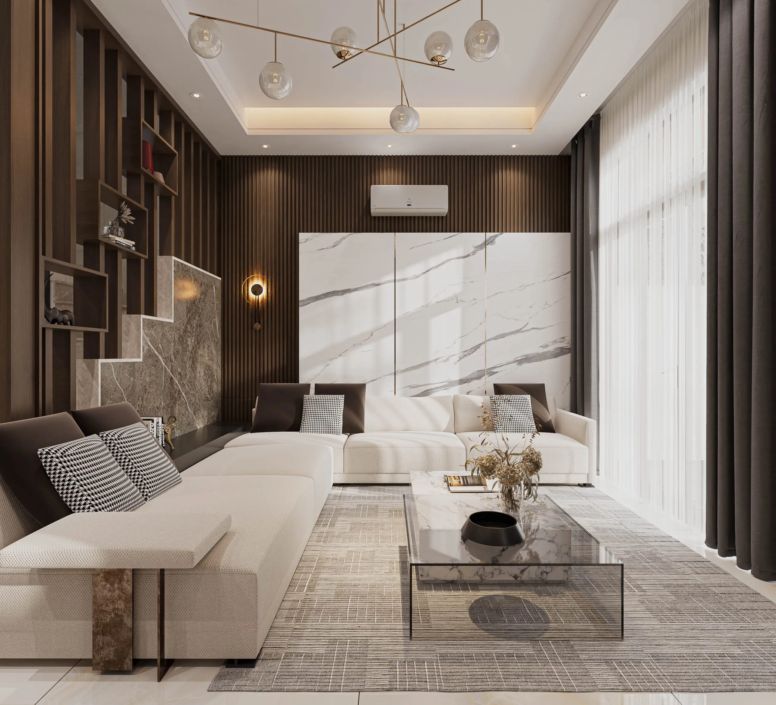 Tổng Hợp Thiết Kế Nội Thất Phòng Khách Sang Trọng, Hiện Đại Từ GP Furniture 96 KHACHBEP1