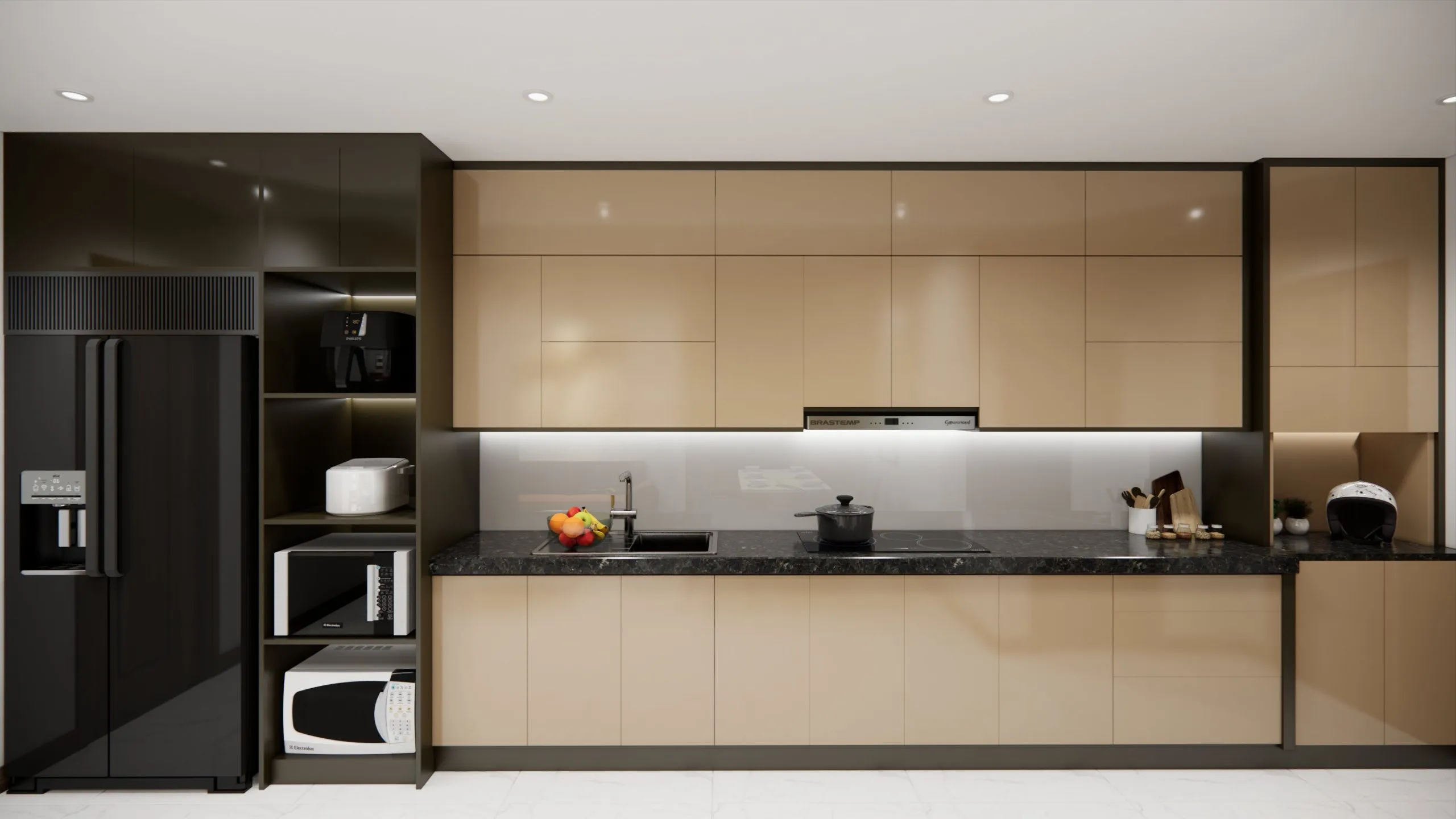 Top 99+ Mẫu Thiết Kế Bếp Đẹp Hiện Đại 2025: Tủ Bếp Gỗ Công Nghiệp GP Furniture 71 PC 1 2