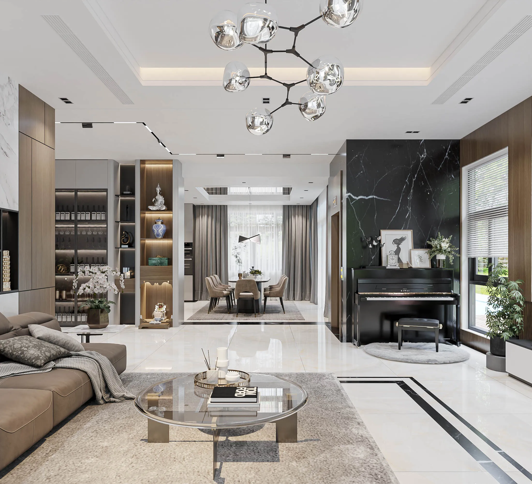 Tổng Hợp Thiết Kế Nội Thất Phòng Khách Sang Trọng, Hiện Đại Từ GP Furniture 59 Q3