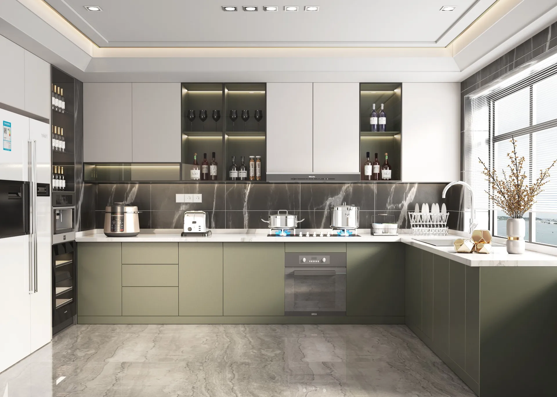 Top 99+ Mẫu Thiết Kế Bếp Đẹp Hiện Đại 2025: Tủ Bếp Gỗ Công Nghiệp GP Furniture 41 TU BEP 108