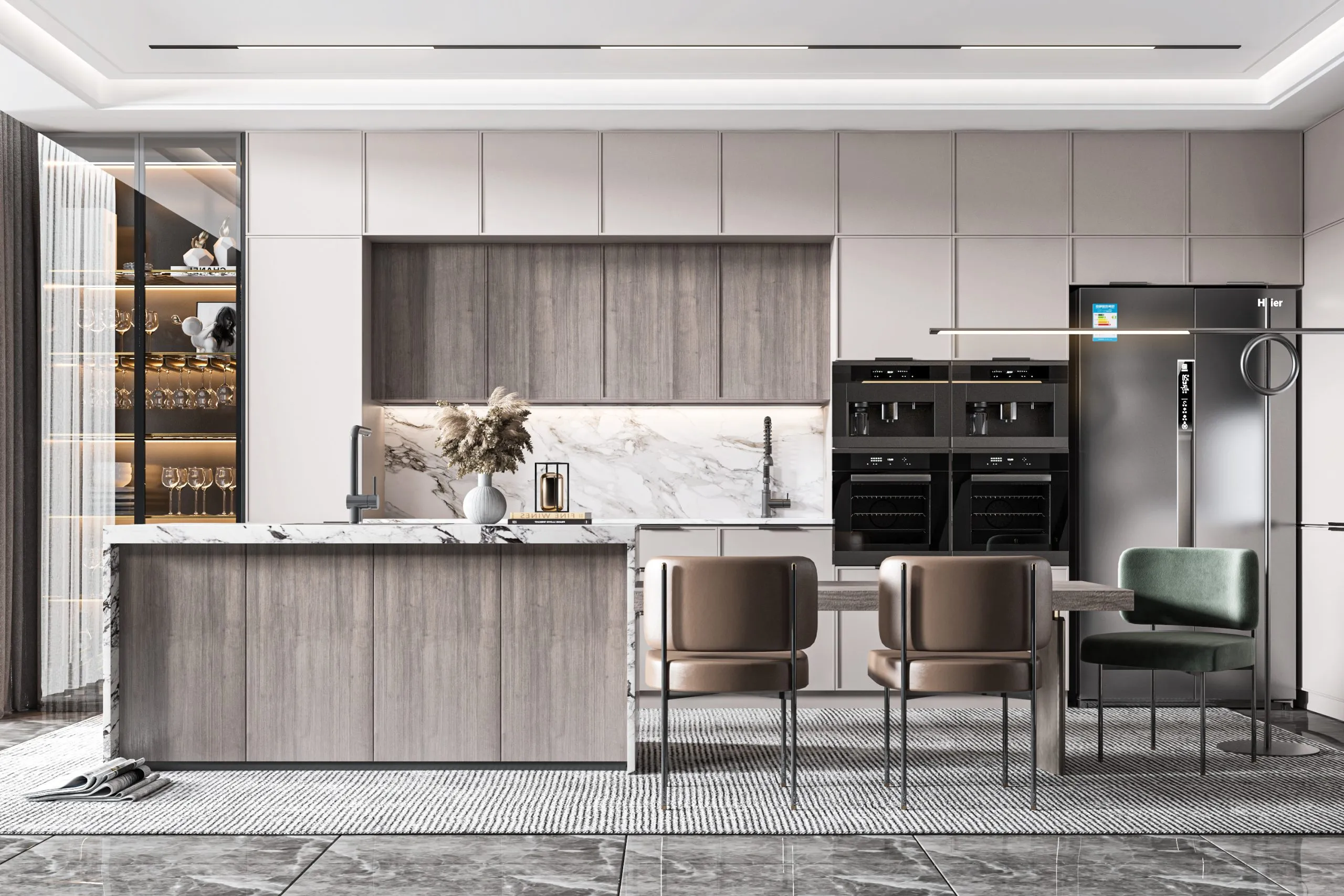 Top 99+ Mẫu Thiết Kế Bếp Đẹp Hiện Đại 2025: Tủ Bếp Gỗ Công Nghiệp GP Furniture 12 TU BEP 11