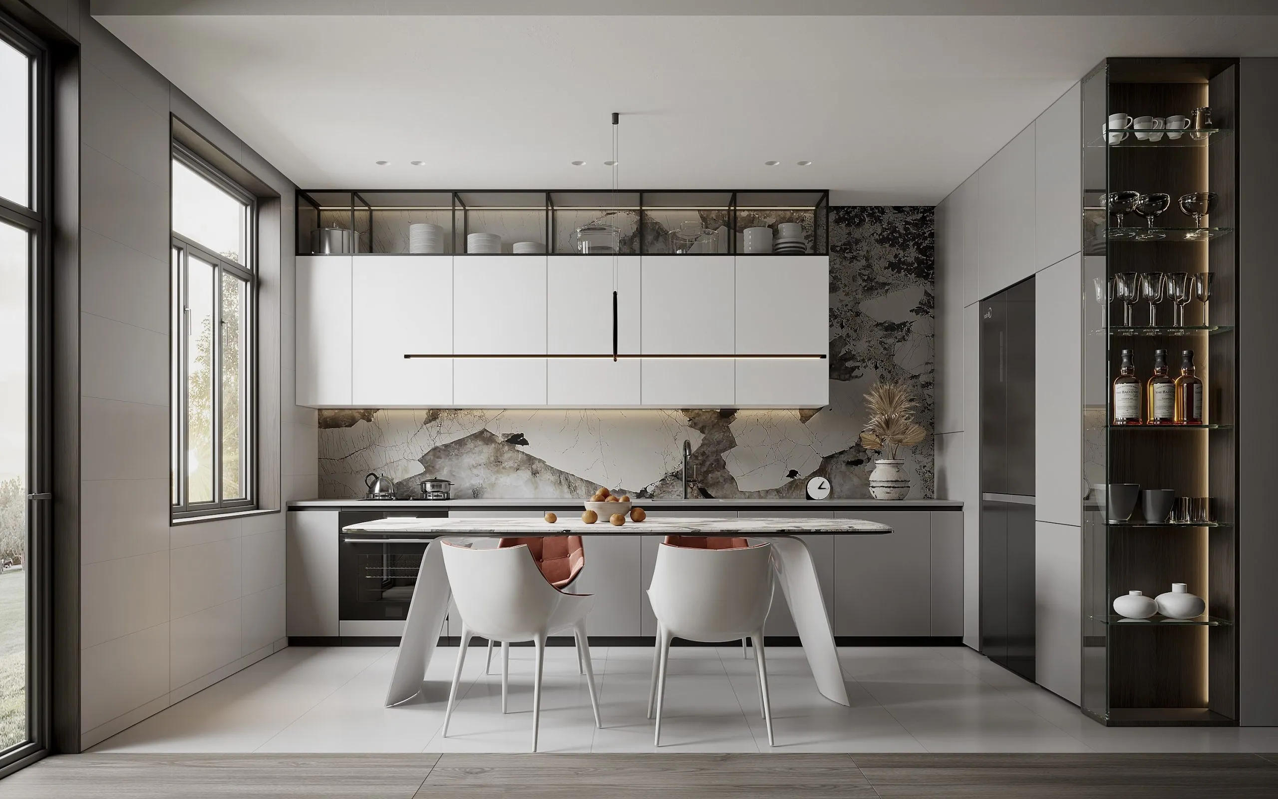 Top 99+ Mẫu Thiết Kế Bếp Đẹp Hiện Đại 2025: Tủ Bếp Gỗ Công Nghiệp GP Furniture 43 TU BEP 114