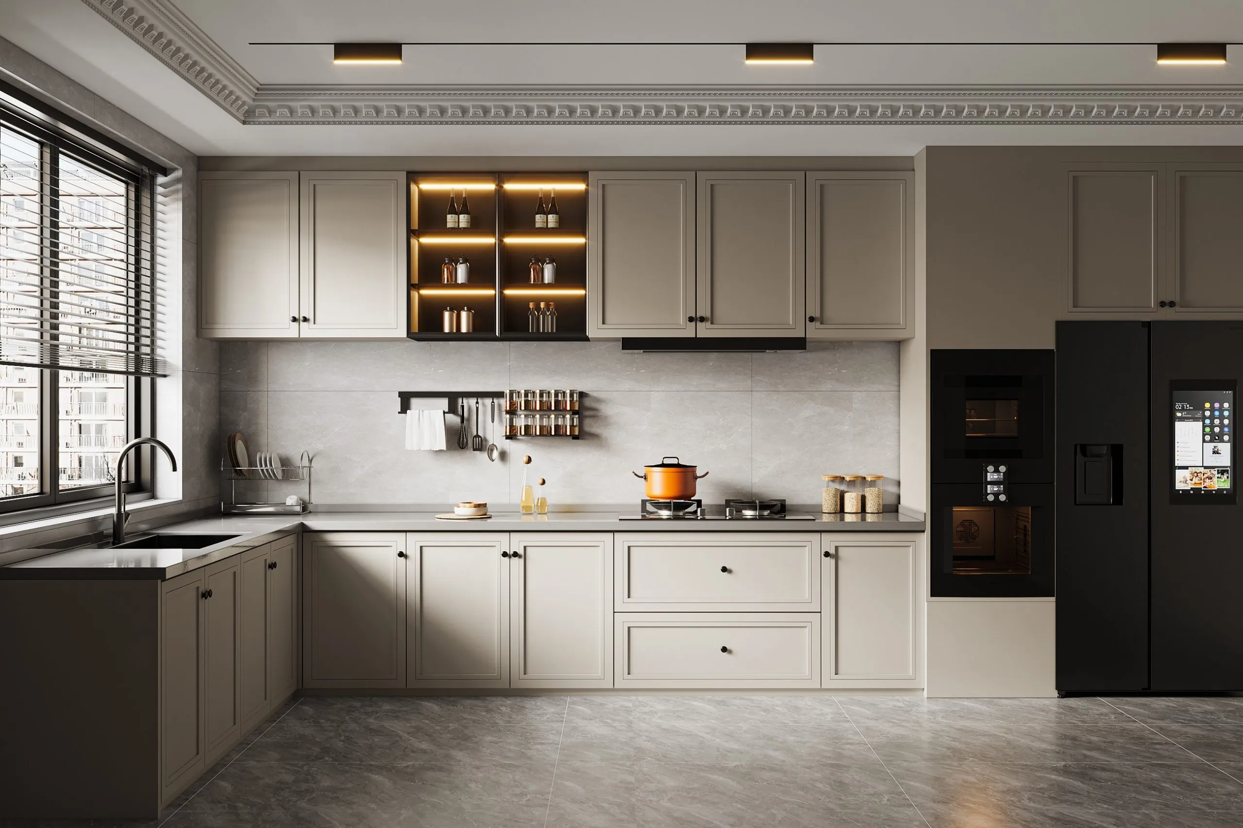 Top 99+ Mẫu Thiết Kế Bếp Đẹp Hiện Đại 2025: Tủ Bếp Gỗ Công Nghiệp GP Furniture 44 TU BEP 115