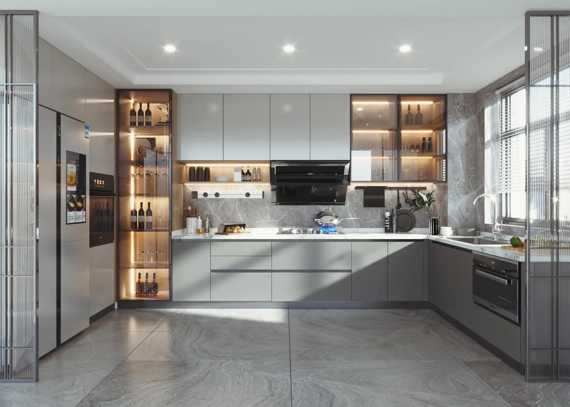 Top 99+ Mẫu Thiết Kế Bếp Đẹp Hiện Đại 2025: Tủ Bếp Gỗ Công Nghiệp GP Furniture 46 TU BEP 117