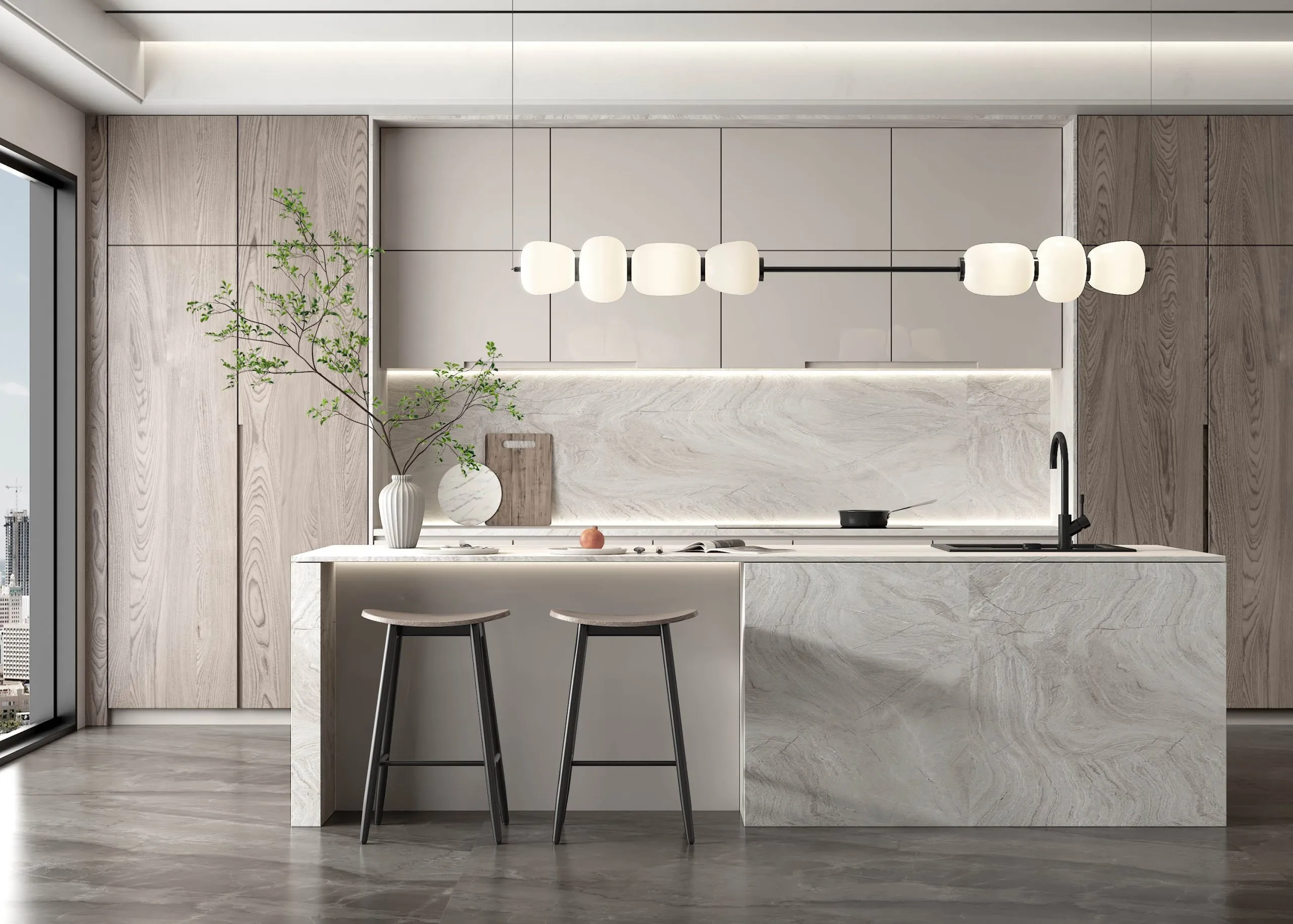 Top 99+ Mẫu Thiết Kế Bếp Đẹp Hiện Đại 2025: Tủ Bếp Gỗ Công Nghiệp GP Furniture 47 TU BEP 130