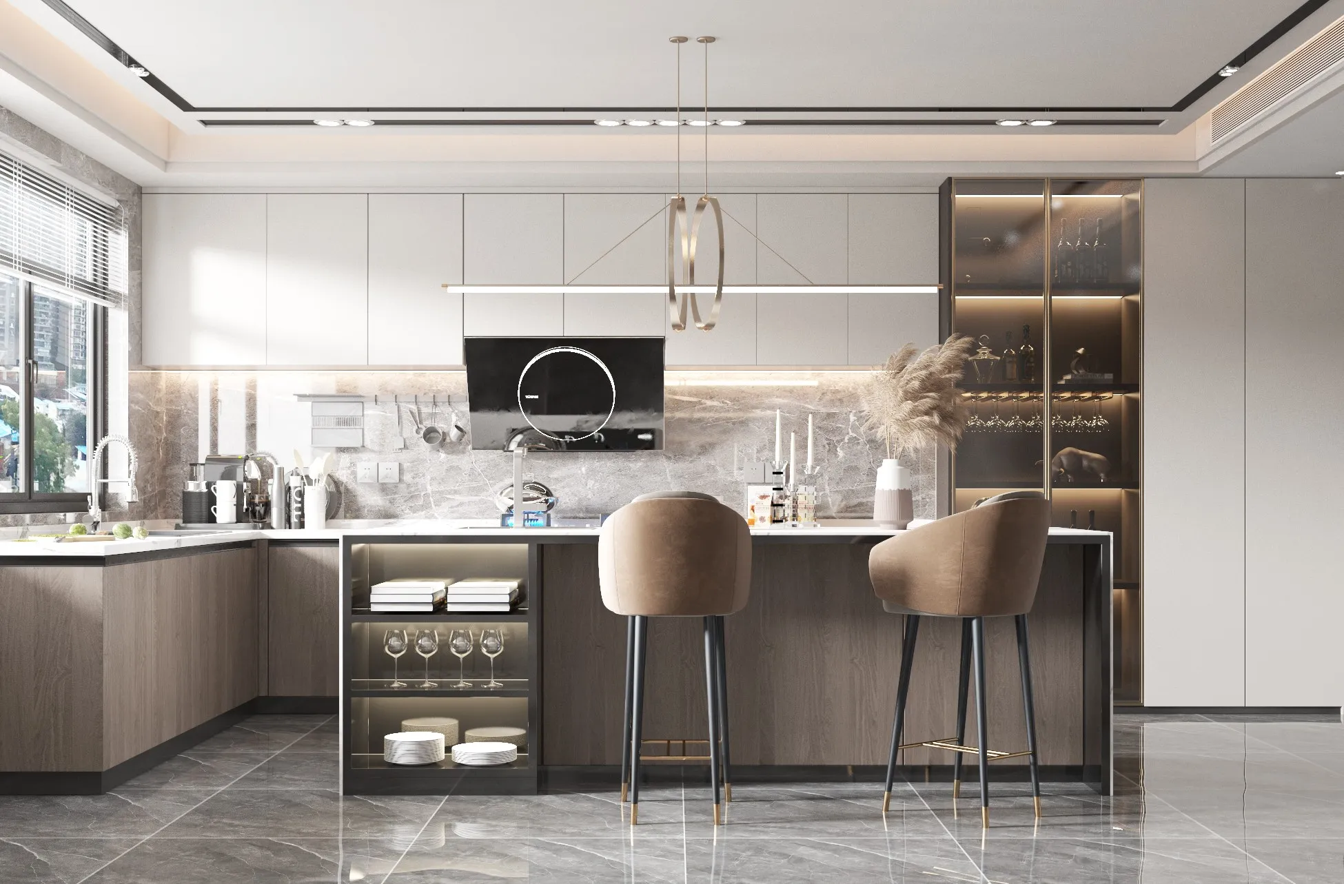 Top 99+ Mẫu Thiết Kế Bếp Đẹp Hiện Đại 2025: Tủ Bếp Gỗ Công Nghiệp GP Furniture 15 TU BEP 21