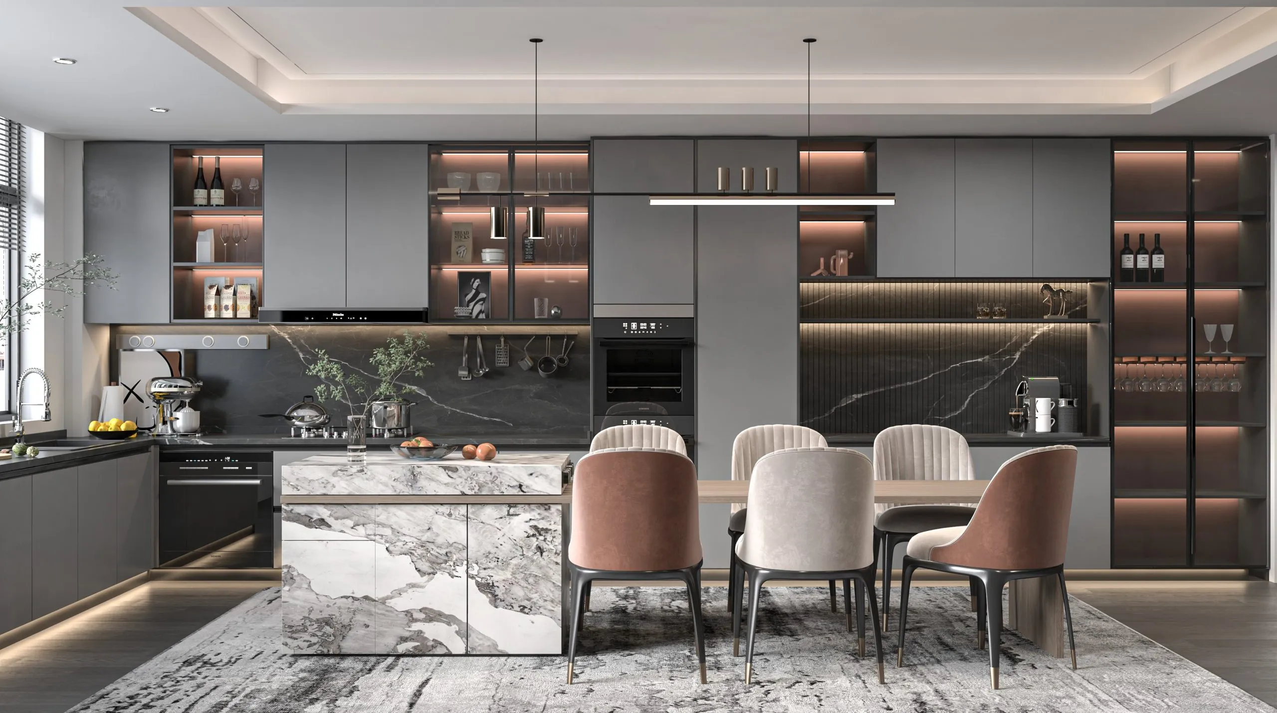 Top 99+ Mẫu Thiết Kế Bếp Đẹp Hiện Đại 2025: Tủ Bếp Gỗ Công Nghiệp GP Furniture 17 TU BEP 27