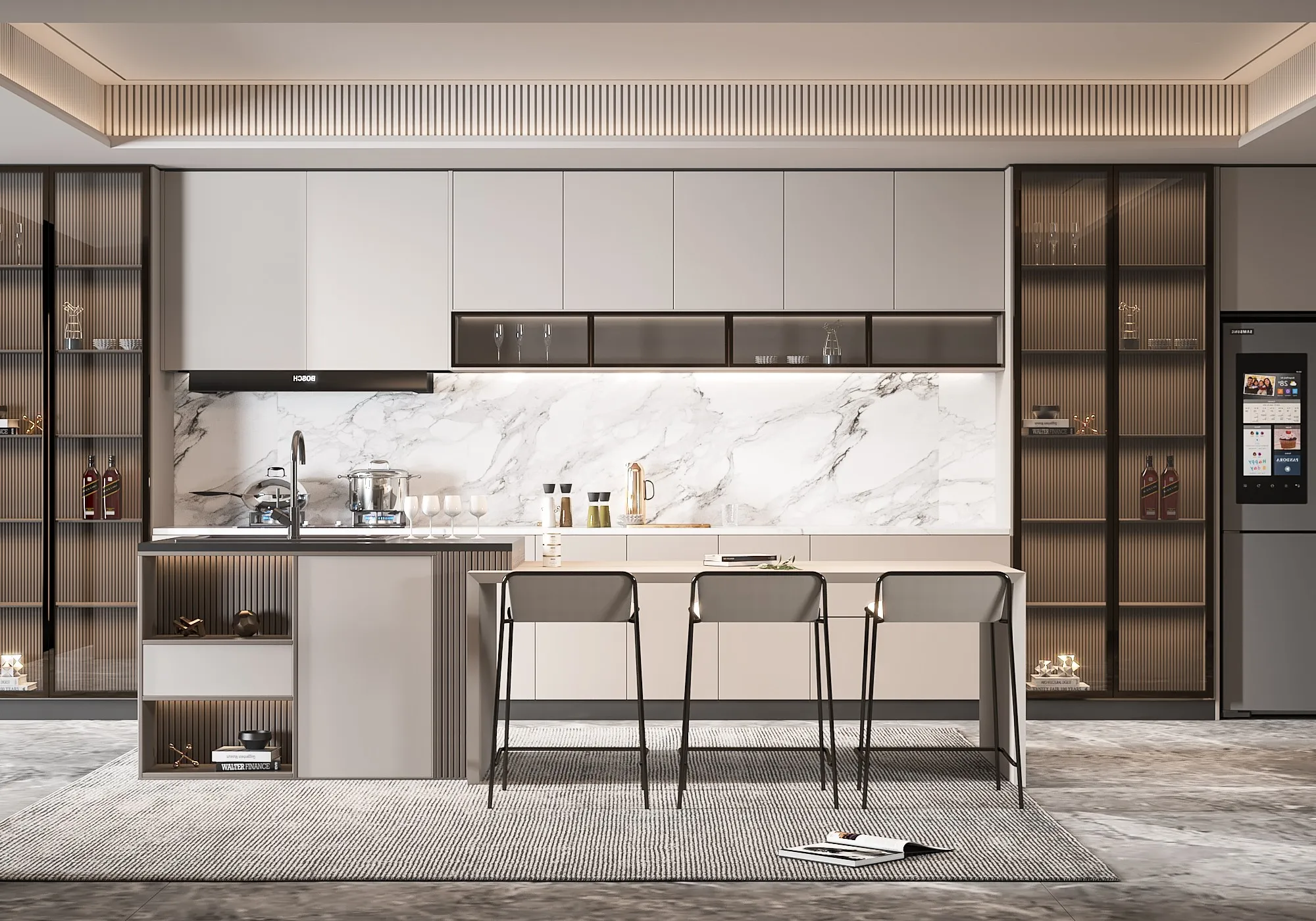 Top 99+ Mẫu Thiết Kế Bếp Đẹp Hiện Đại 2025: Tủ Bếp Gỗ Công Nghiệp GP Furniture 20 TU BEP 34