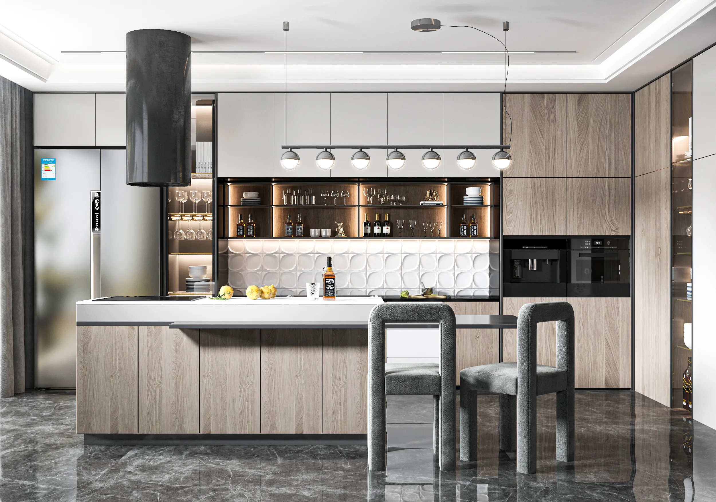 Top 99+ Mẫu Thiết Kế Bếp Đẹp Hiện Đại 2025: Tủ Bếp Gỗ Công Nghiệp GP Furniture 23 TU BEP 48