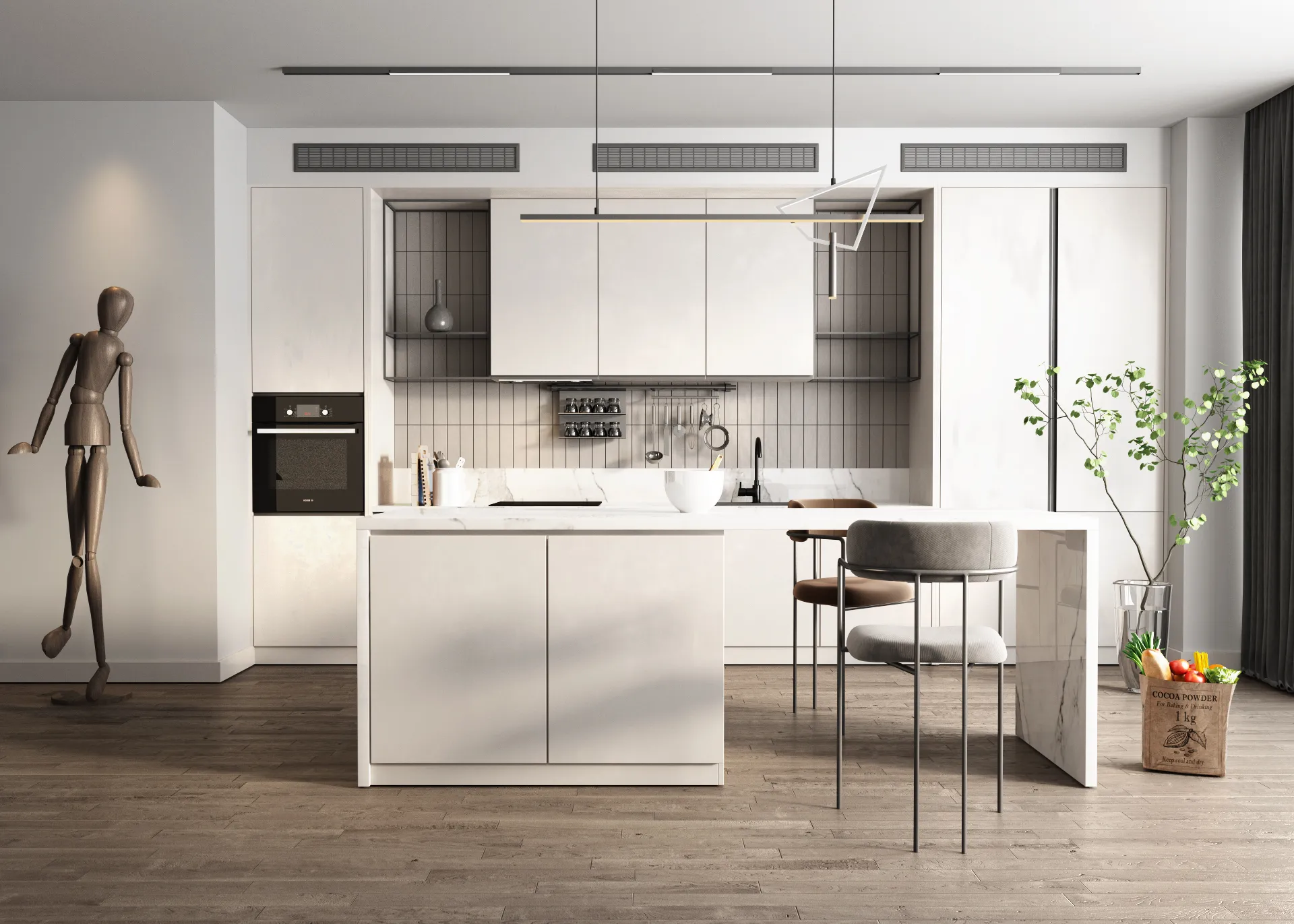 Top 99+ Mẫu Thiết Kế Bếp Đẹp Hiện Đại 2025: Tủ Bếp Gỗ Công Nghiệp GP Furniture 24 TU BEP 49