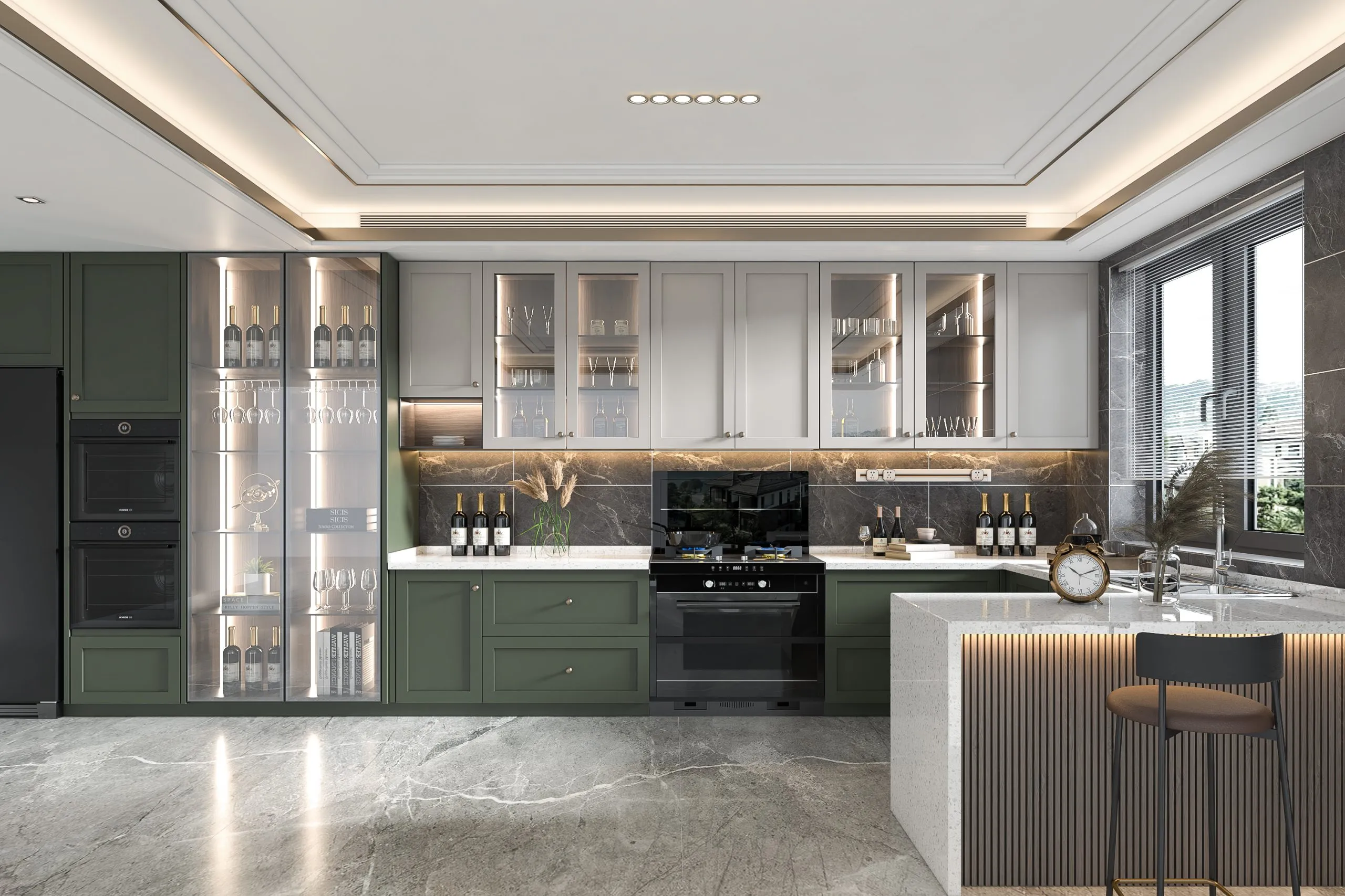 Top 99+ Mẫu Thiết Kế Bếp Đẹp Hiện Đại 2025: Tủ Bếp Gỗ Công Nghiệp GP Furniture 32 TU BEP 73