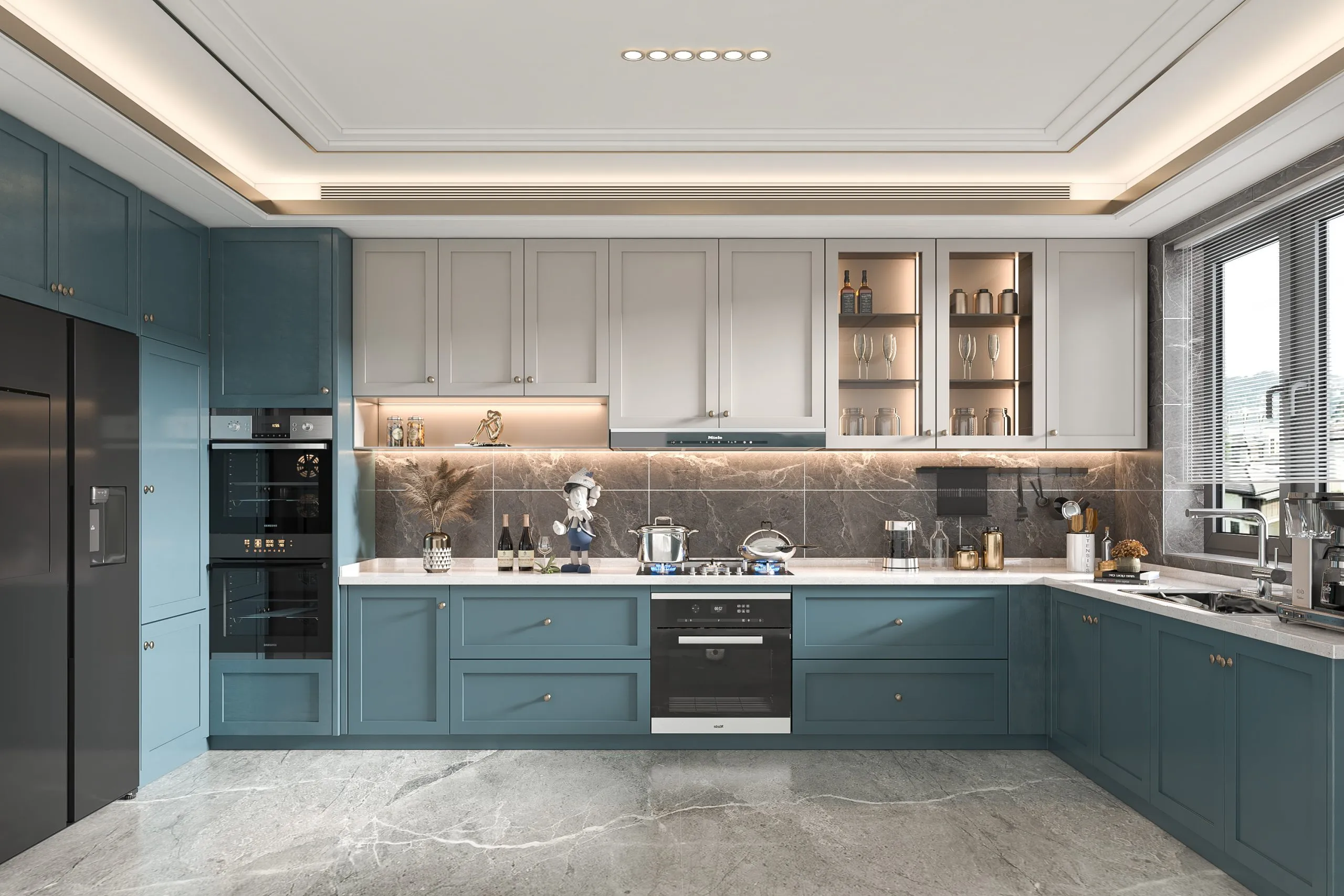 Top 99+ Mẫu Thiết Kế Bếp Đẹp Hiện Đại 2025: Tủ Bếp Gỗ Công Nghiệp GP Furniture 33 TU BEP 74