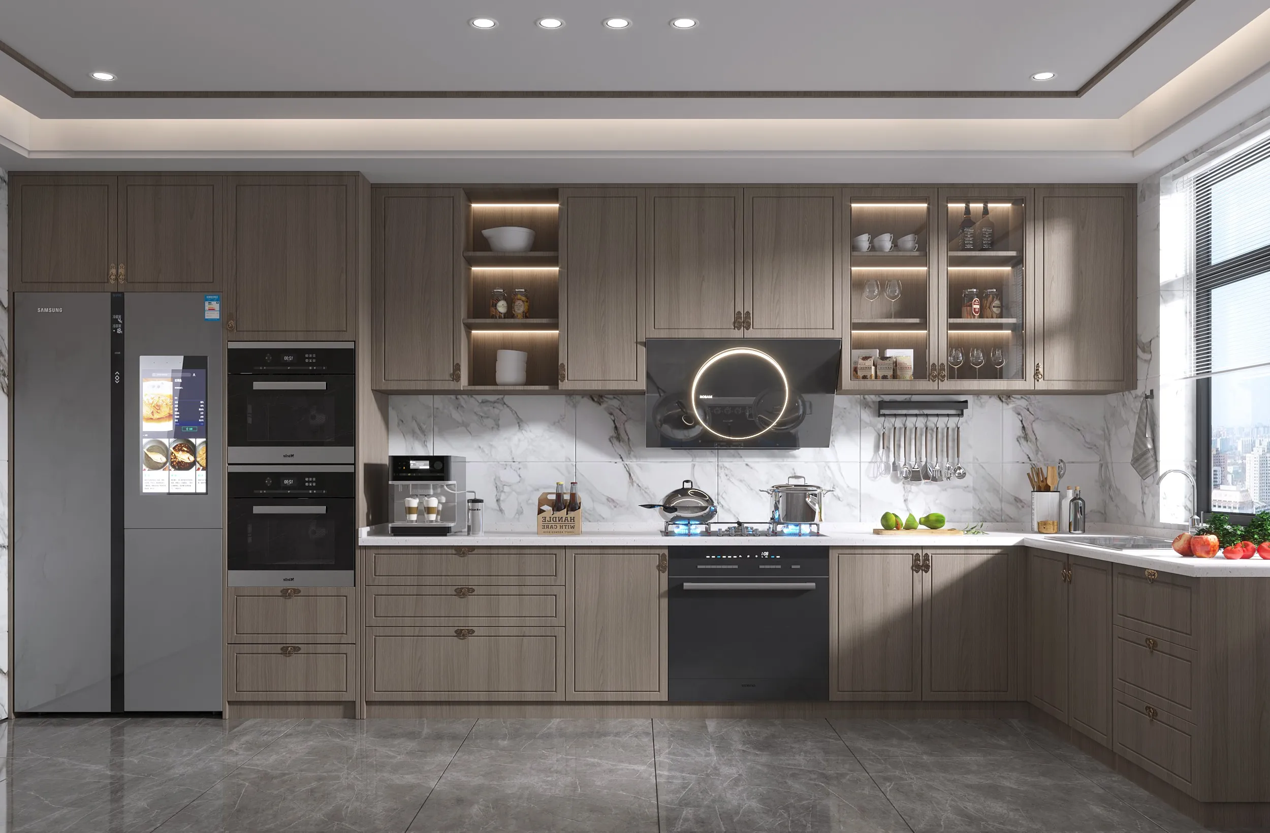Top 99+ Mẫu Thiết Kế Bếp Đẹp Hiện Đại 2025: Tủ Bếp Gỗ Công Nghiệp GP Furniture 35 TU BEP 77