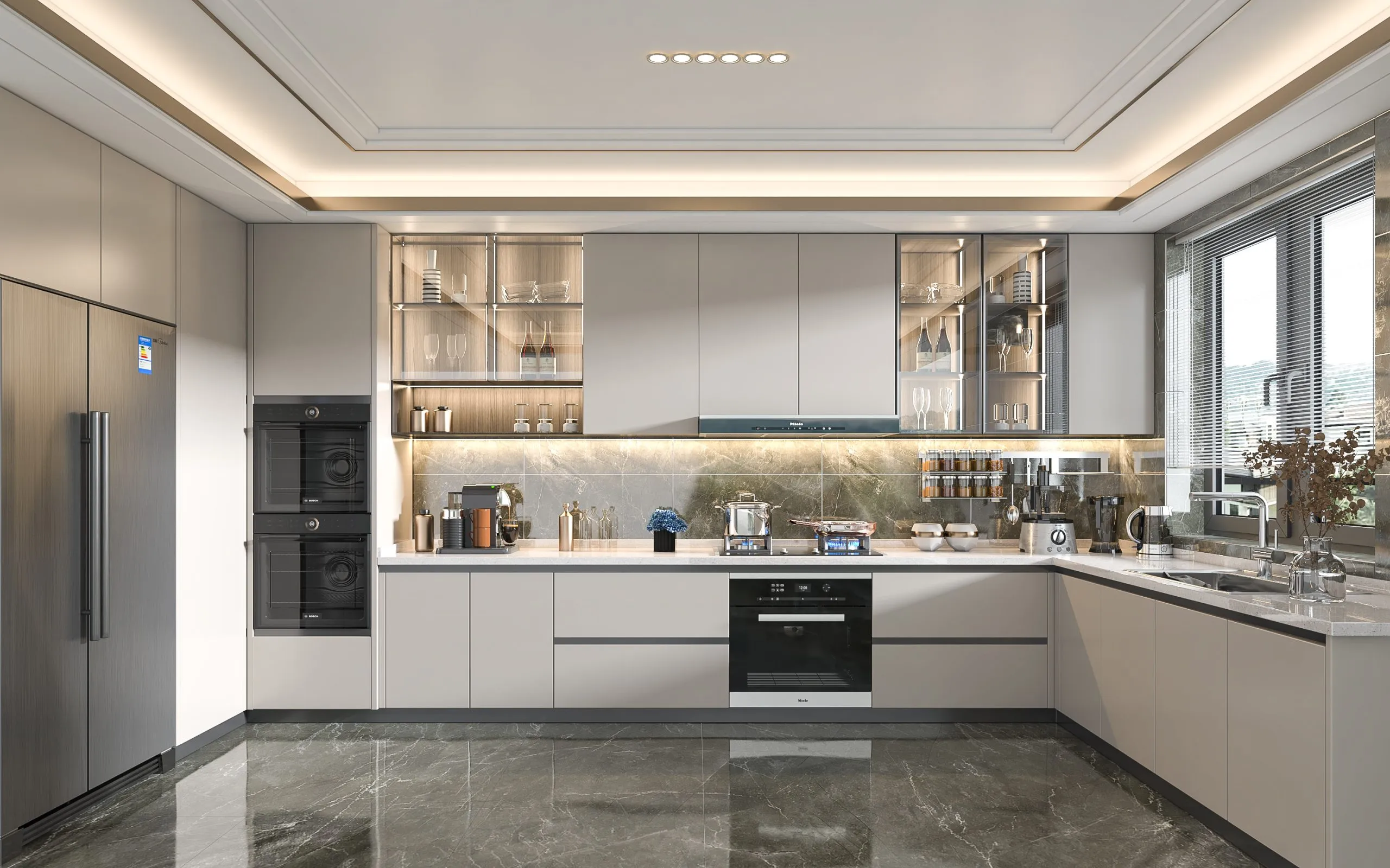 Top 99+ Mẫu Thiết Kế Bếp Đẹp Hiện Đại 2025: Tủ Bếp Gỗ Công Nghiệp GP Furniture 36 TU BEP 78
