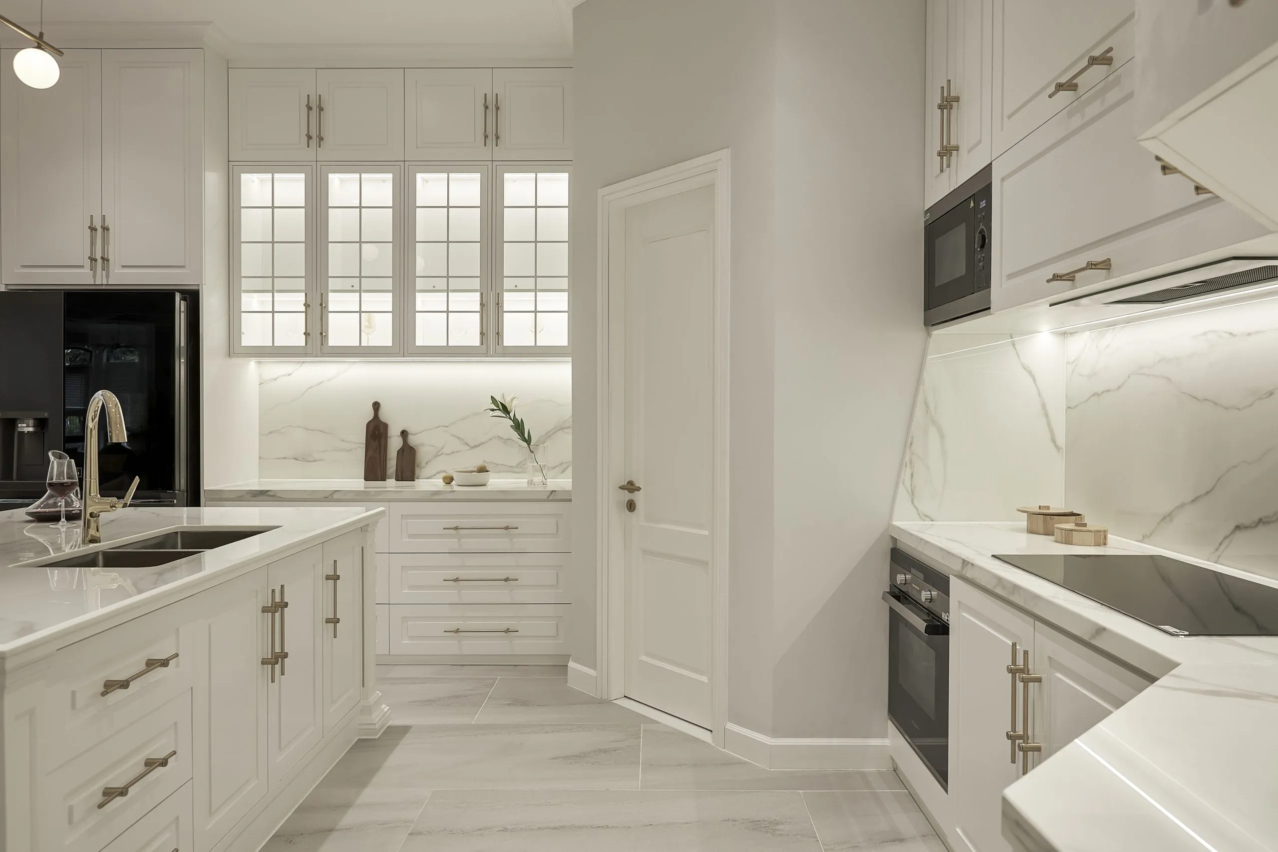 Top Thiết Kế Tủ Bếp Gỗ Phủ Melamine Hiện Đại: Thiết Kế Tinh Tế Với Đường Nét Tối Giản 28 Villa20197 1