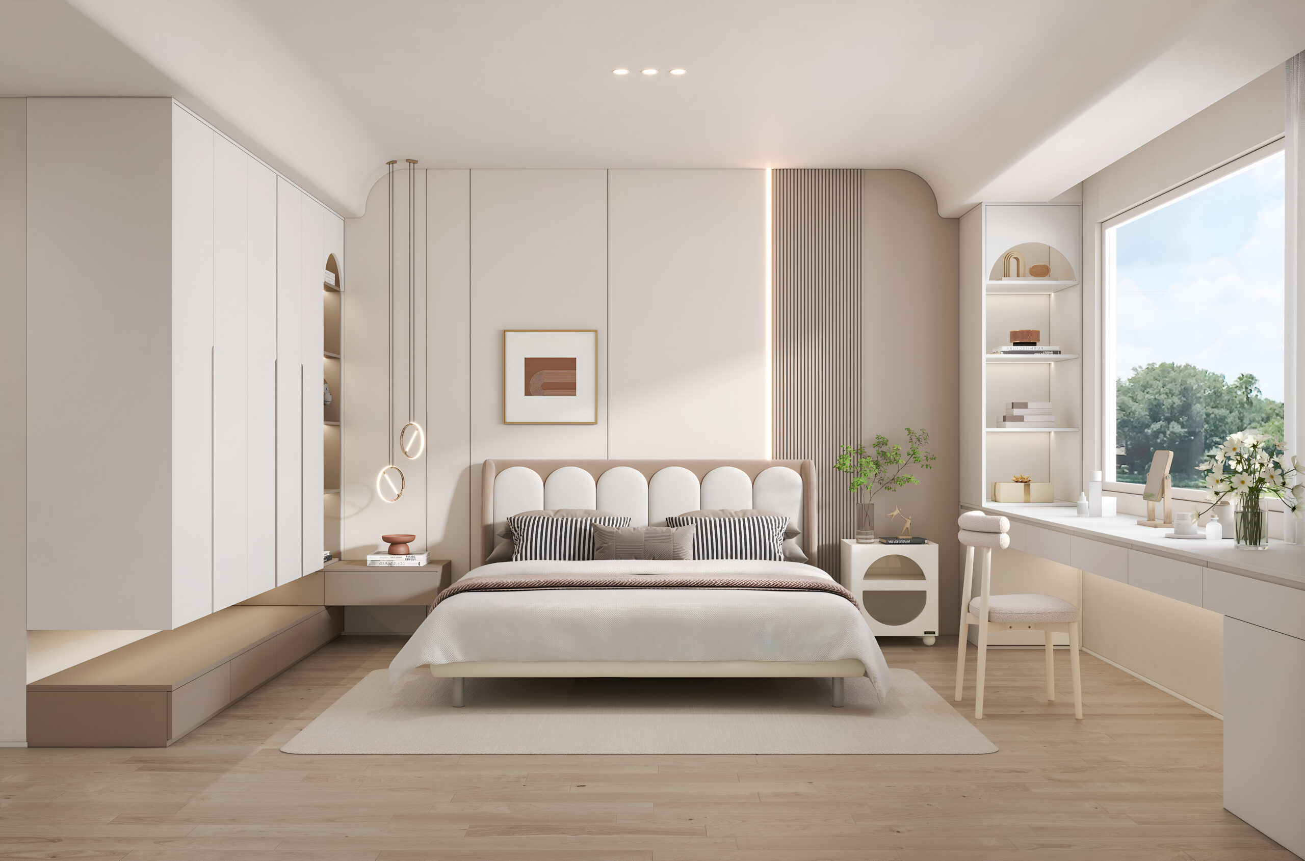 Thiết Kế Nội Thất Phòng Ngủ: Xu Hướng Và Bí Quyết Tạo Không Gian Thư Giãn Tuyệt Vời 2 Thiết Kế Nội Thất Phòng Ngủ: Xu Hướng Và Bí Quyết Tạo Không Gian Thư Giãn Tuyệt Vời