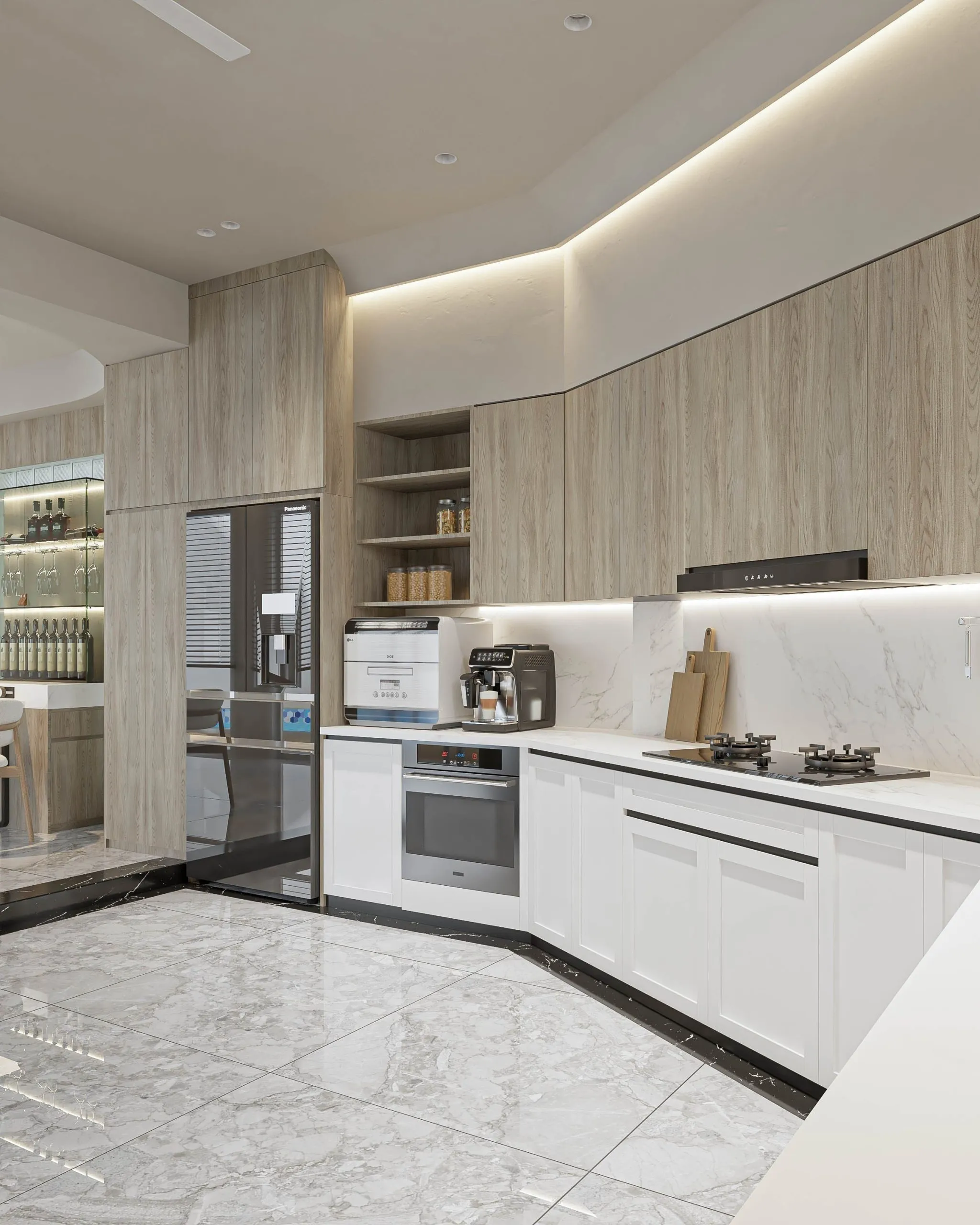 Top Thiết Kế Tủ Bếp Gỗ Phủ Melamine Hiện Đại: Thiết Kế Tinh Tế Với Đường Nét Tối Giản 41 Z4347989335356_8a4cb1da46f6c92f6363693bce0fe93f 1