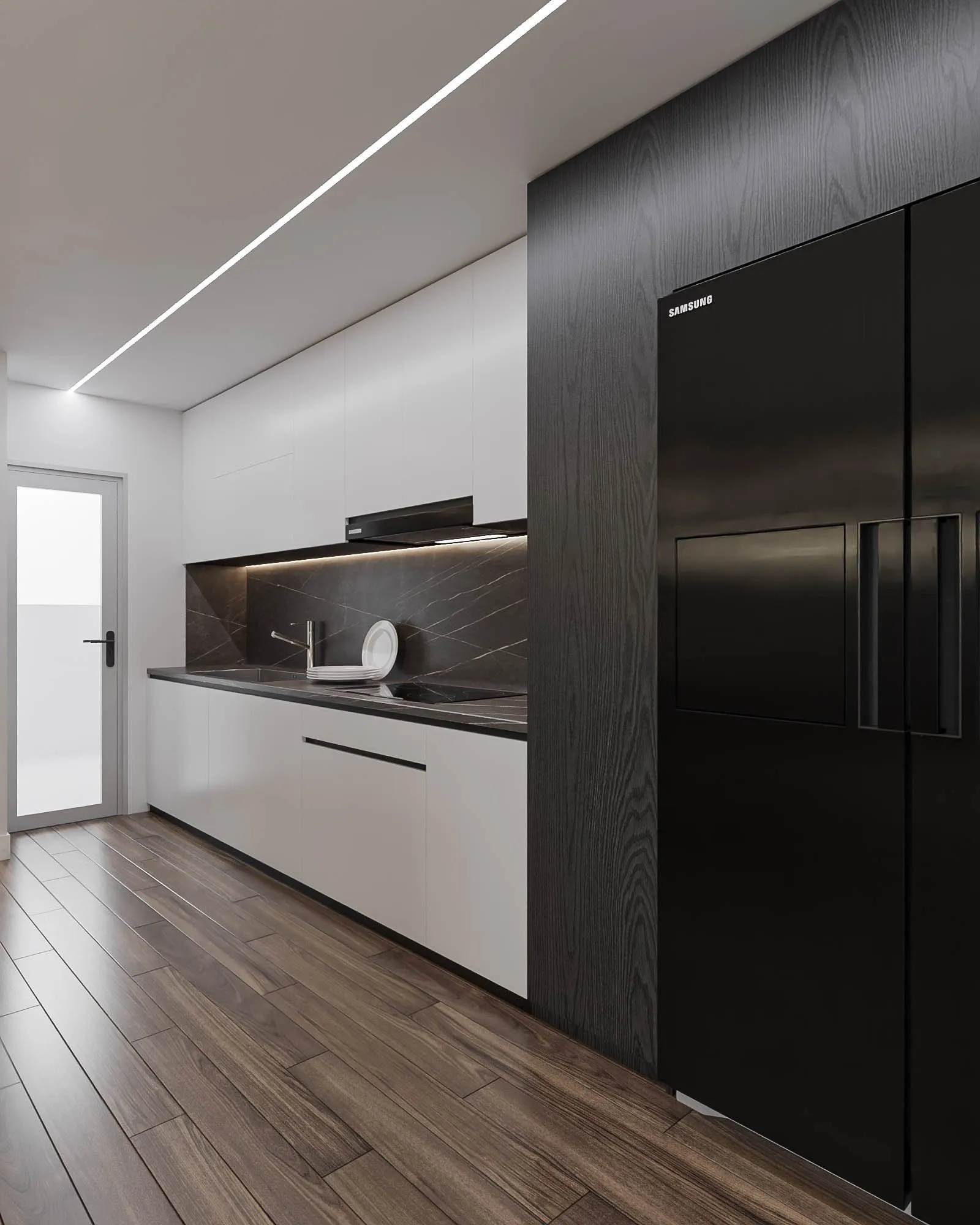 Top Thiết Kế Tủ Bếp Gỗ Phủ Melamine Hiện Đại: Thiết Kế Tinh Tế Với Đường Nét Tối Giản 34 Z4428530011048_3fce11588bfe138fbe99c5a92f731d7b