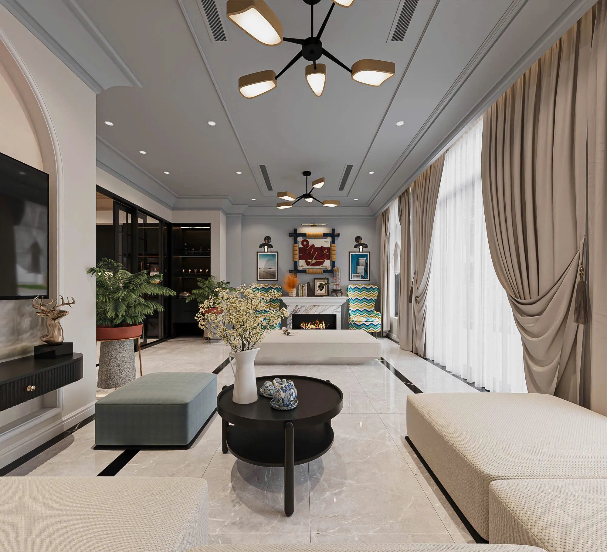 Tổng Hợp Thiết Kế Nội Thất Phòng Khách Sang Trọng, Hiện Đại Từ GP Furniture 81 Z5967865776023_94be5c2a8113b78be7f00fcc3cb2363f