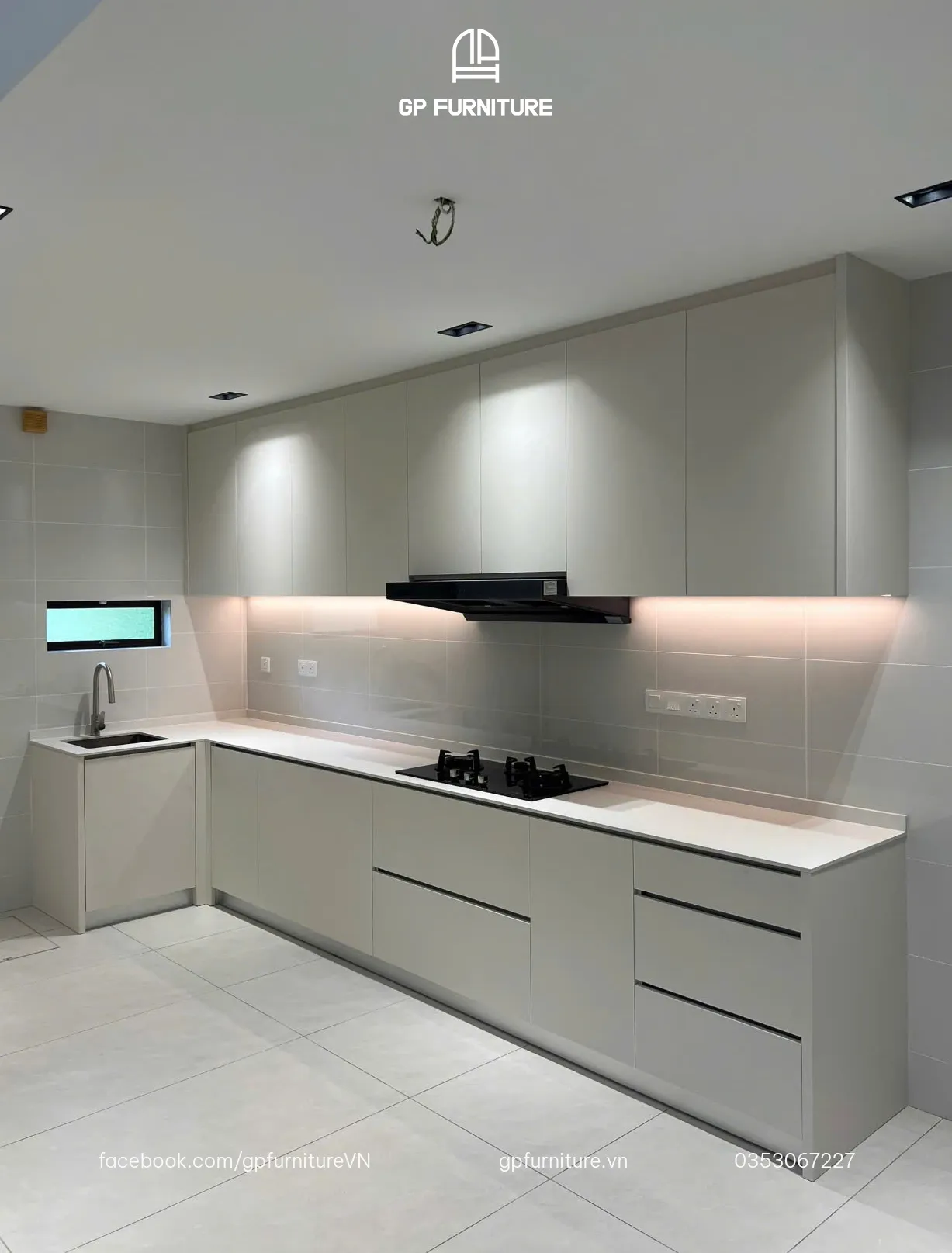 Top Mẫu Tủ Bếp Đẹp Hiện Đại: Tủ Bếp Gỗ Công Nghiệp Phủ Melamine GP Furniture 92 Z6180614827784_dd772ac60d87496841cc47bc136efa4c