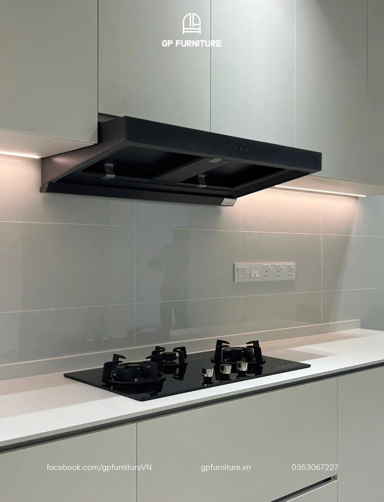 Top Mẫu Tủ Bếp Đẹp Hiện Đại: Tủ Bếp Gỗ Công Nghiệp Phủ Melamine GP Furniture 96 Z6180614834612_7abe47f36a1ef073ae2f2ed402f5db41