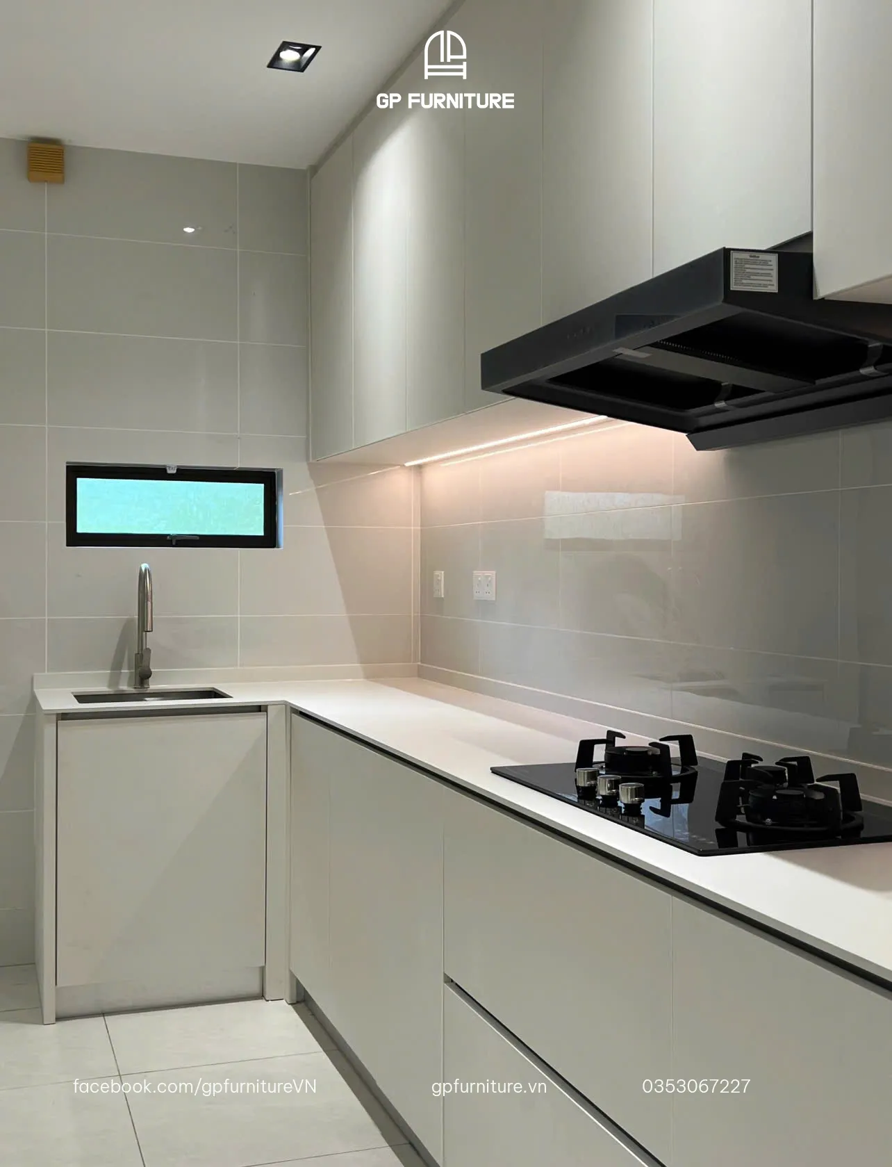 Top Mẫu Tủ Bếp Đẹp Hiện Đại: Tủ Bếp Gỗ Công Nghiệp Phủ Melamine GP Furniture 97 Z6180614857524_aad20b4e0bc22d4d8379b18f6cb89312