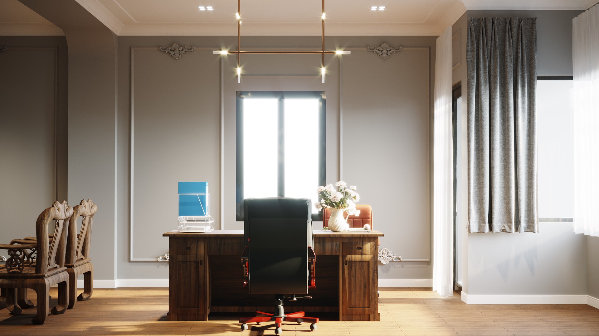 Thiết Kế Và Thi Công Nội Thất Văn Phòng Giám Đốc - Thái Hùng Office, Quận 12 6 Z2356717622415_db60d6dca707c6c459a6180e75ad1289
