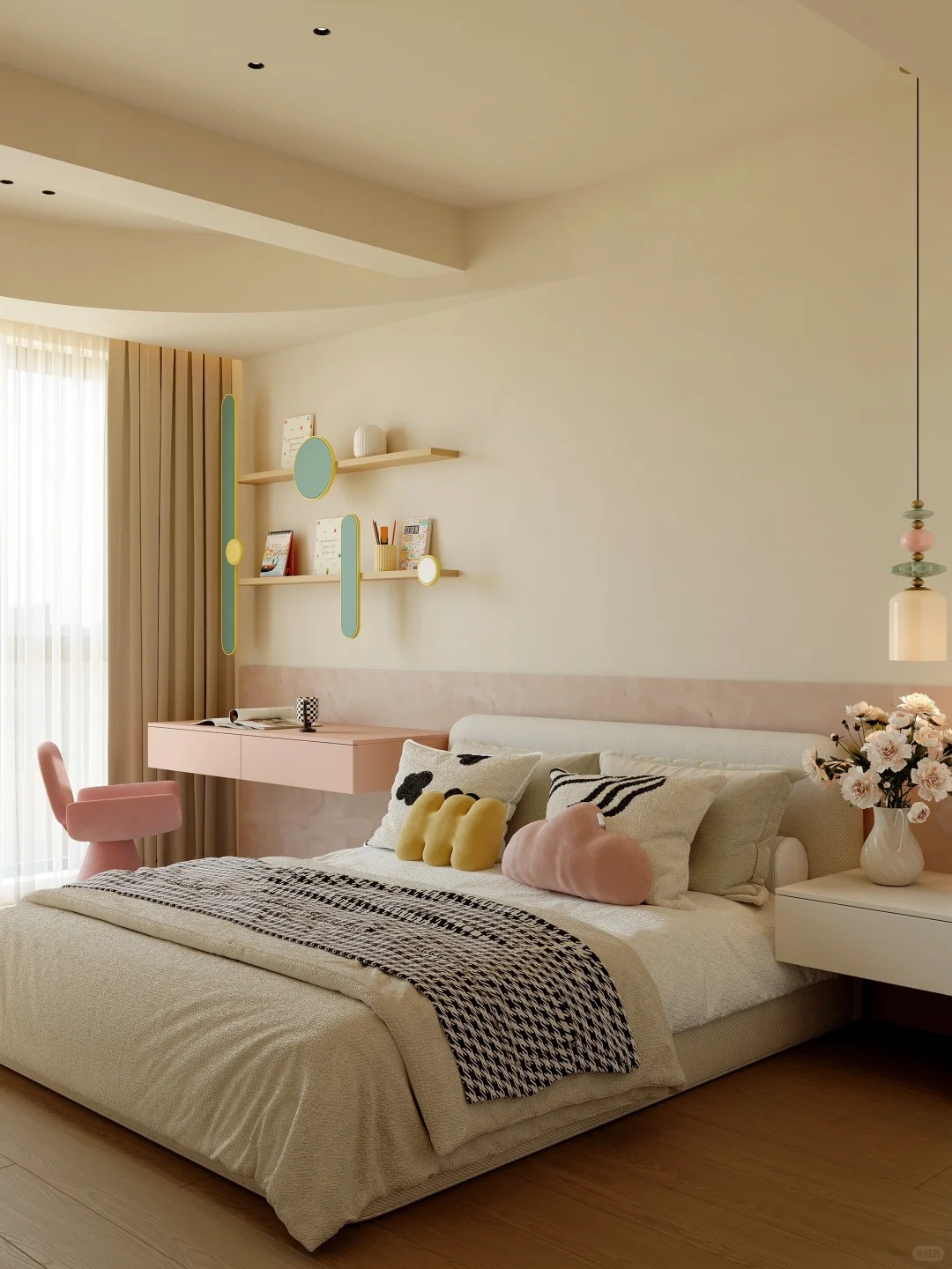 99+ Ý Tưởng Thiết Kế Phòng Ngủ Trẻ Em Đầy Sáng Tạo Và Tiện Nghi 54 Phòng Ngủ Con Gái Dễ Thương Gp Furniture (1)