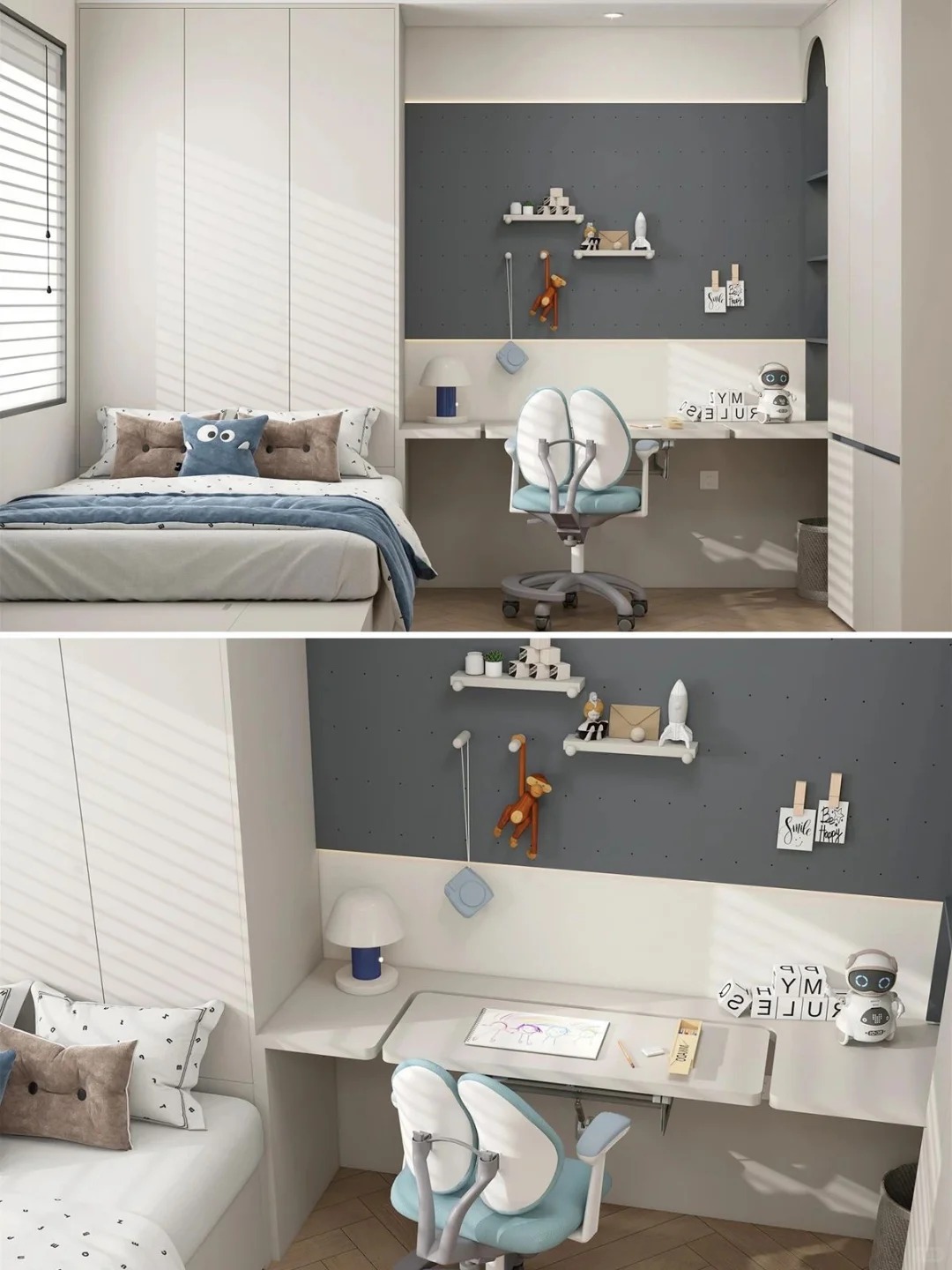 99+ Ý Tưởng Thiết Kế Phòng Ngủ Trẻ Em Đầy Sáng Tạo Và Tiện Nghi 4 Thiết Kế Phòng Ngủ Trẻ Em GP Furniture (8)