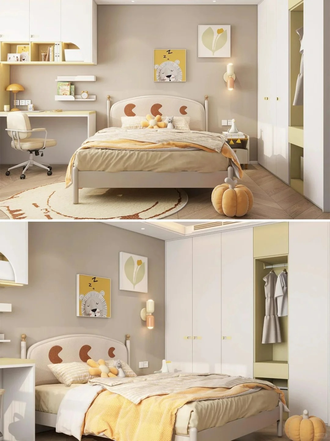 99+ Ý Tưởng Thiết Kế Phòng Ngủ Trẻ Em Đầy Sáng Tạo Và Tiện Nghi 3 Thiết Kế Phòng Ngủ Trẻ Em GP Furniture (9)