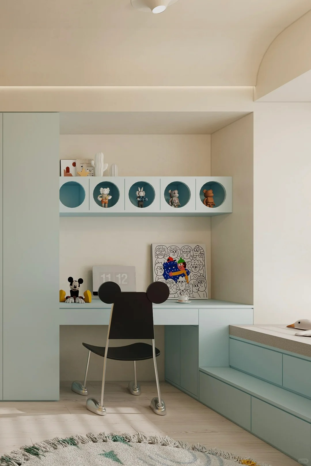 PHÒNG NGỦ TRẺ EM THIẾT KẾ HIỆN ĐẠI GP FURNITURE