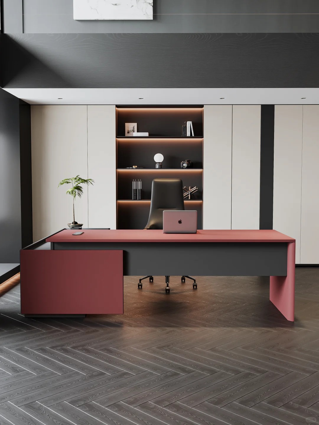 Nội Thất Văn Phòng: Phòng Lãnh Đạo Sang Trọng - Hiện Đại - Thể Hiện Đẳng Cấp 14 BÀN GIÁM ĐỐC GỖ CÔNG NGHIỆP (1)