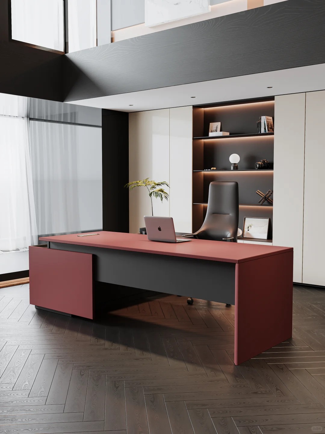 Nội Thất Văn Phòng: Phòng Lãnh Đạo Sang Trọng - Hiện Đại - Thể Hiện Đẳng Cấp 13 BÀN GIÁM ĐỐC GỖ CÔNG NGHIỆP (3)