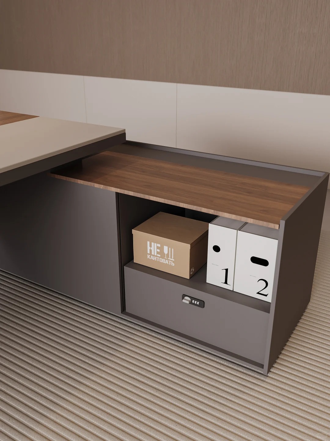 Nội Thất Văn Phòng: Phòng Lãnh Đạo Sang Trọng - Hiện Đại - Thể Hiện Đẳng Cấp 6 PHONG LANH DAO NOI THAT VAN PHONG GPFURNITURE (4)