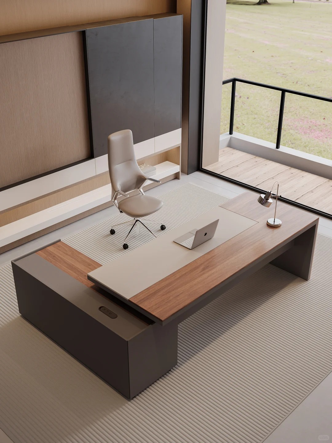 Nội Thất Văn Phòng: Phòng Lãnh Đạo Sang Trọng - Hiện Đại - Thể Hiện Đẳng Cấp 3 PHONG LANH DAO NOI THAT VAN PHONG GPFURNITURE (5)