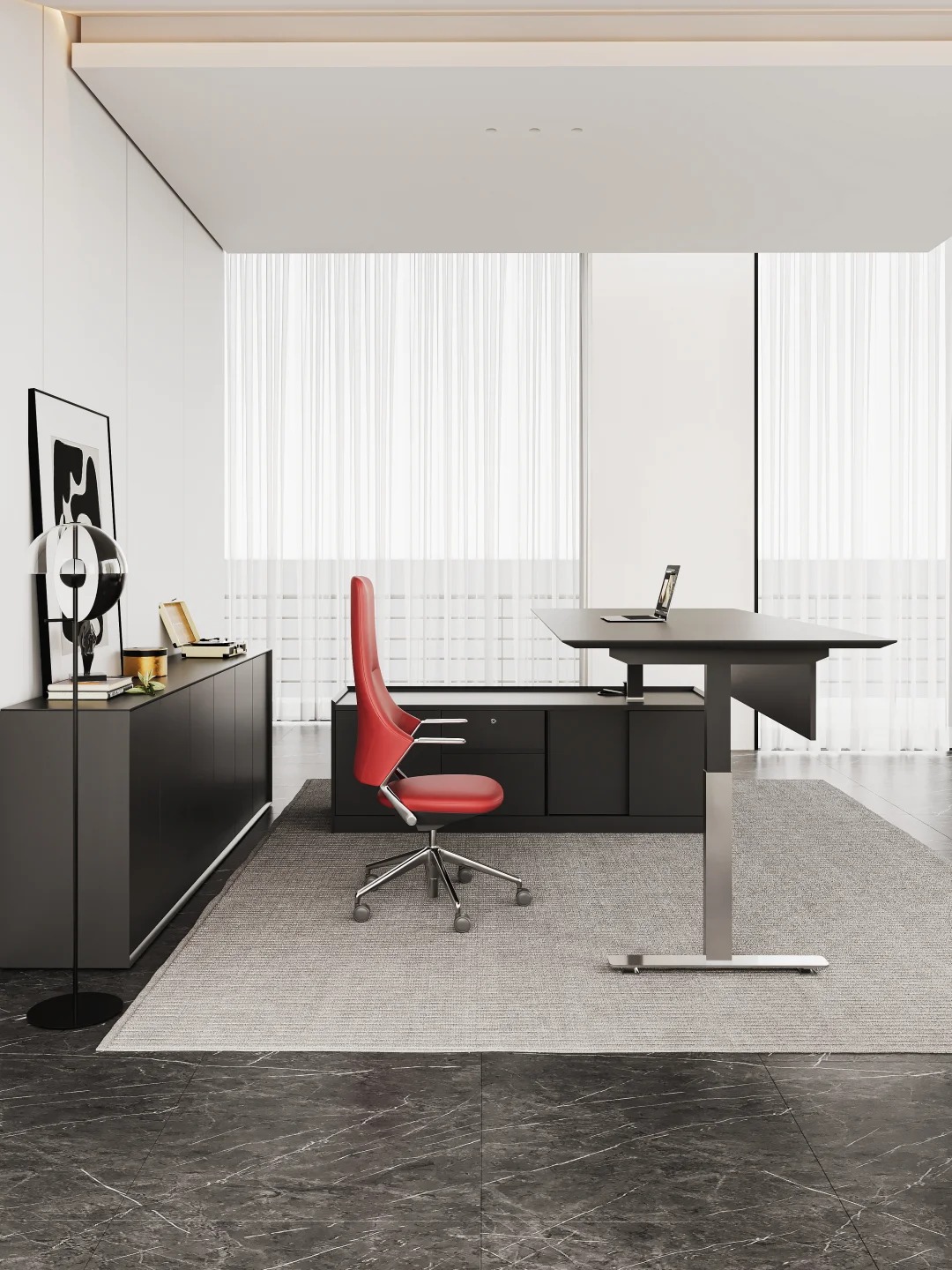 Nội Thất Văn Phòng: Phòng Lãnh Đạo Sang Trọng - Hiện Đại - Thể Hiện Đẳng Cấp 15 TỦ HỒ SƠ GP FURNITURE (1)