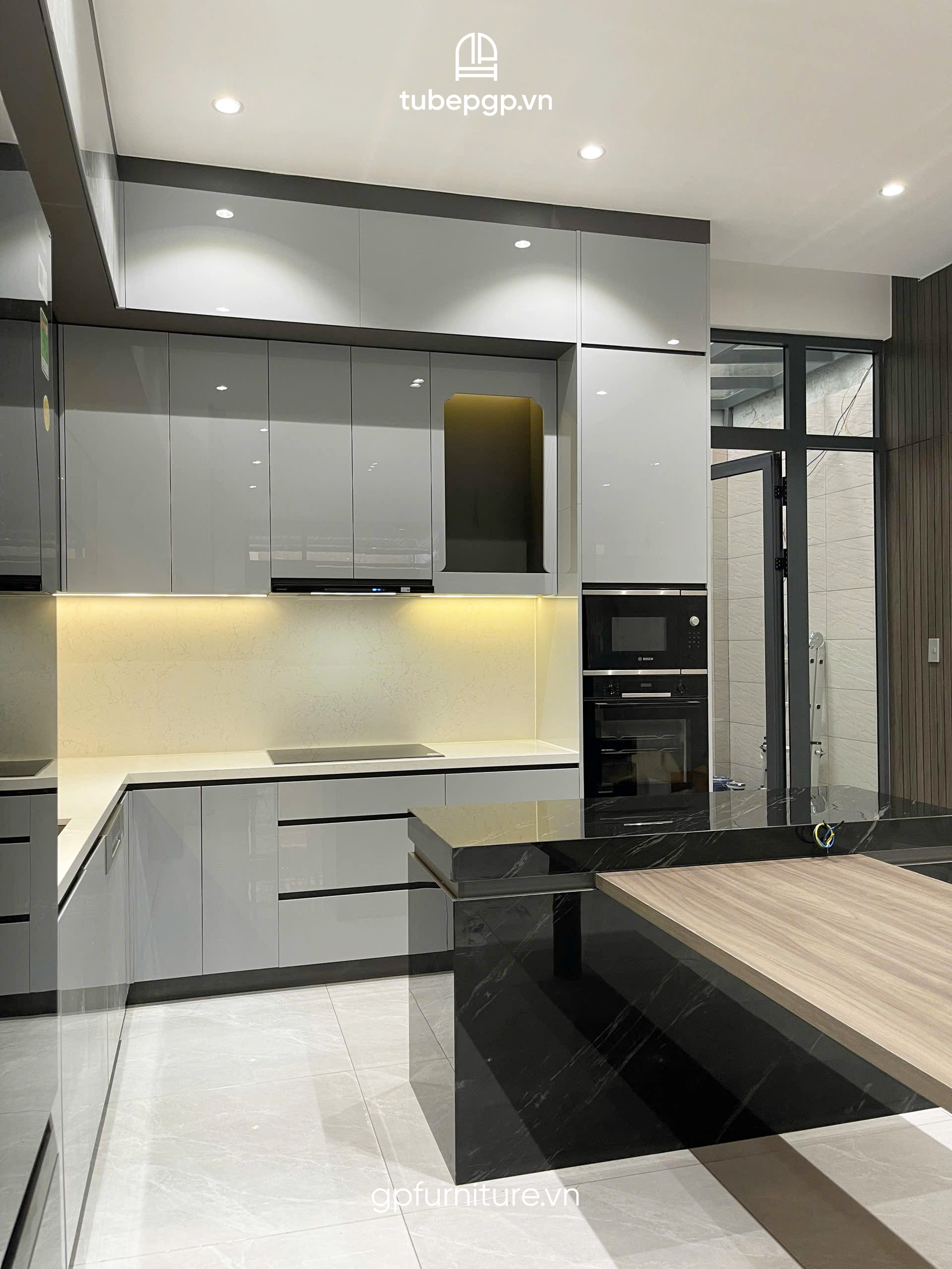 Tủ Bếp Acrylic Hiện đại Tubepgp (2)