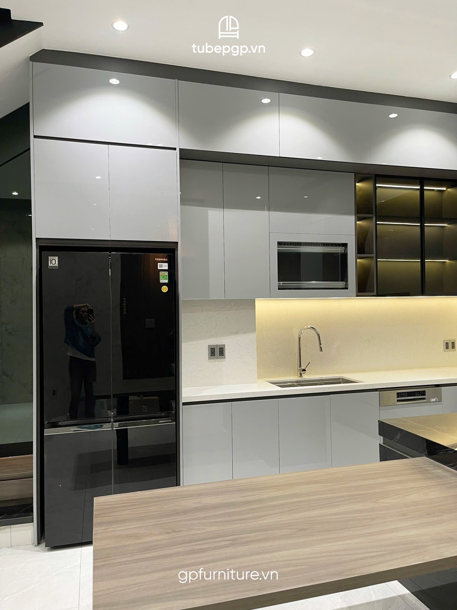 Tủ Bếp Acrylic Hiện đại Tubepgp (6)