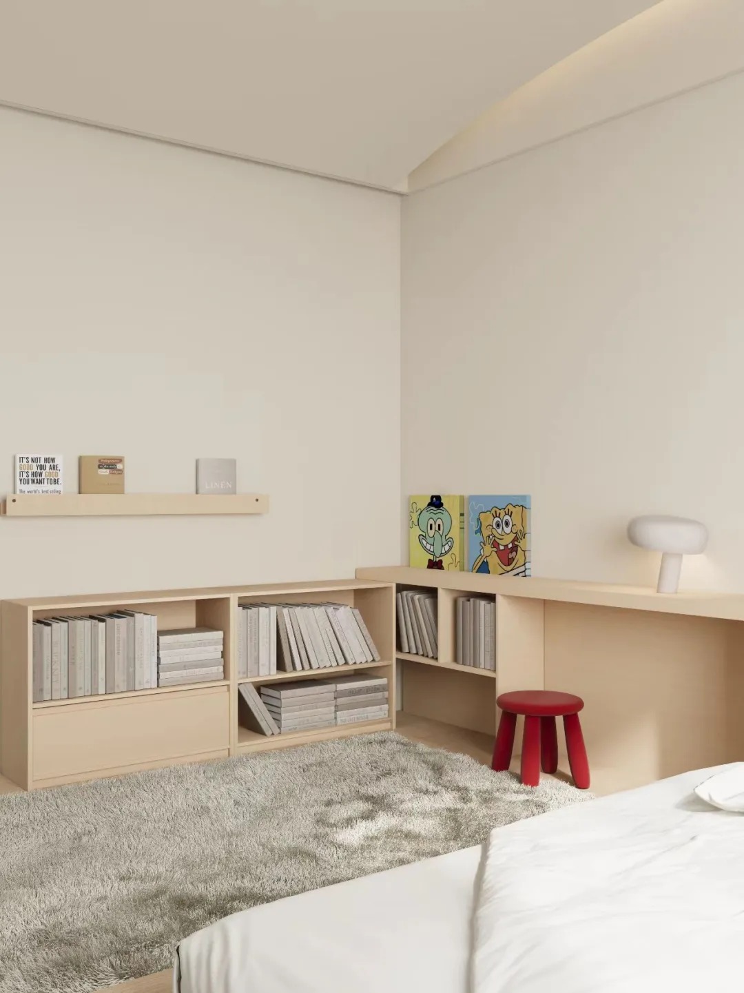 治愈系奶油风儿童房_2_陈龄强 _ 大叙设计事务所_来自小红书网页版