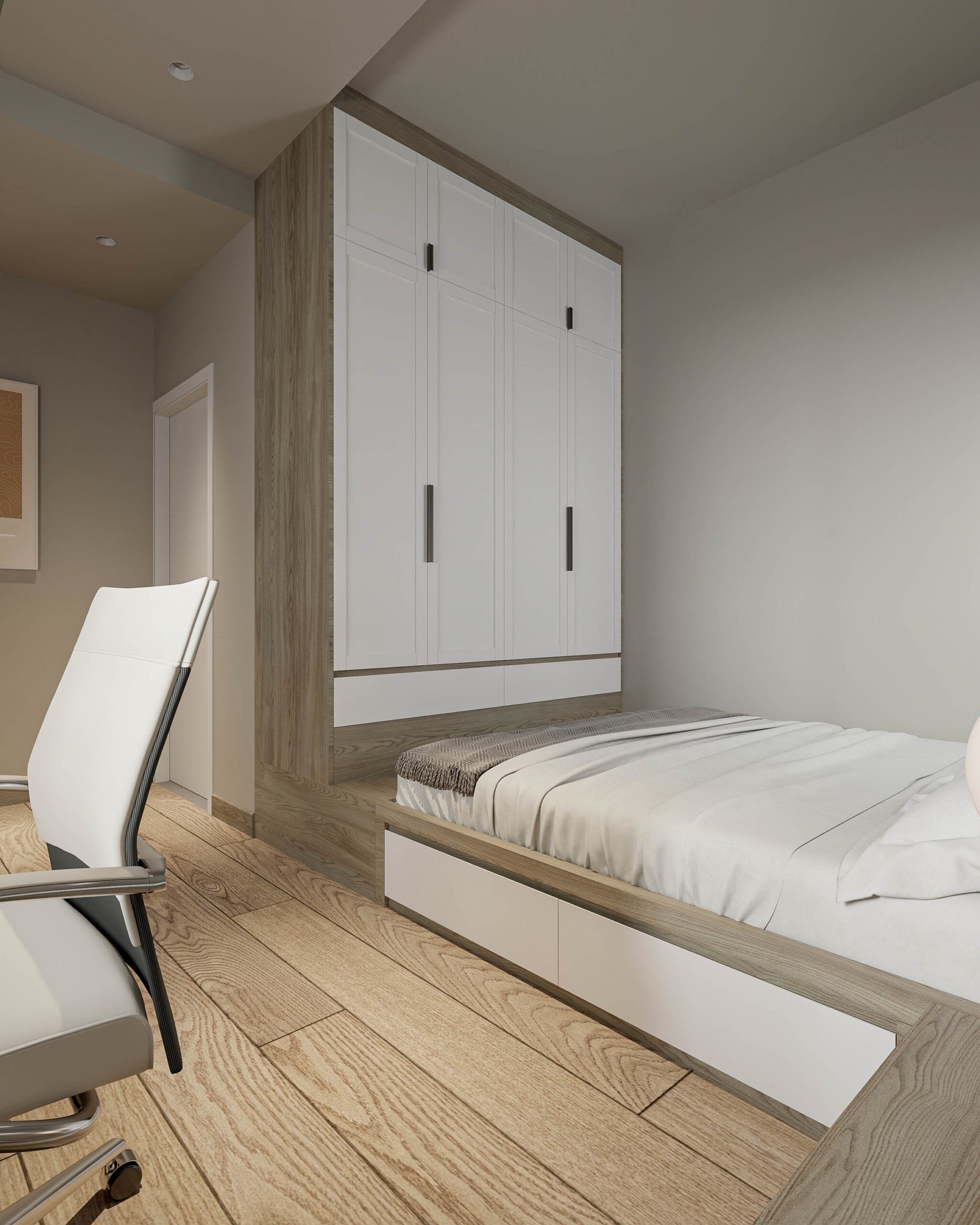 Tủ áo Cuối Giường Phòng Ngủ Nhỏ