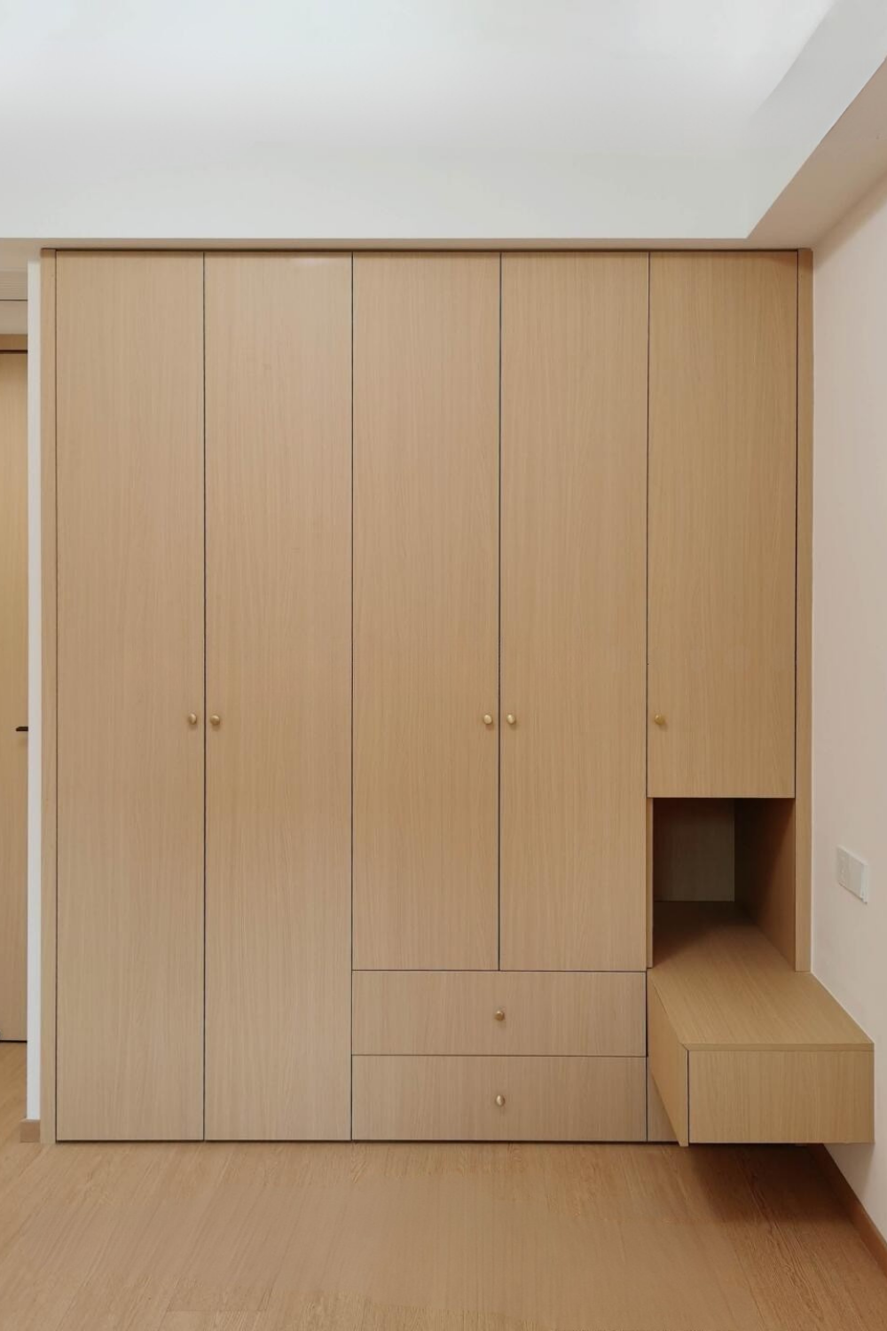 Tủ quần áo Melamine Vân gỗ 
