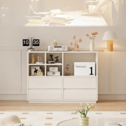tủ kệ trang trí phòng khách gp decor